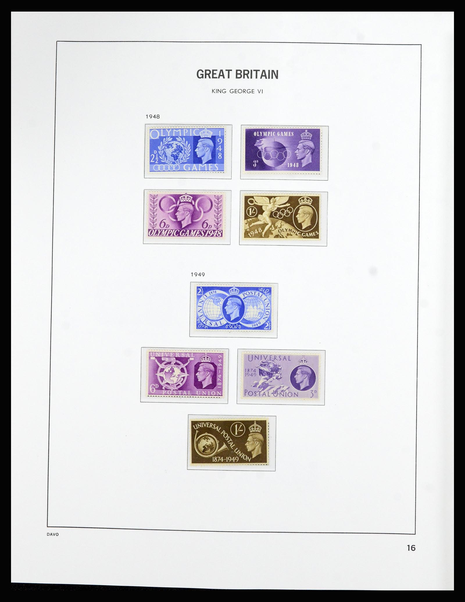 36788 016 - Postzegelverzameling 36788 Engeland 1840-2002.