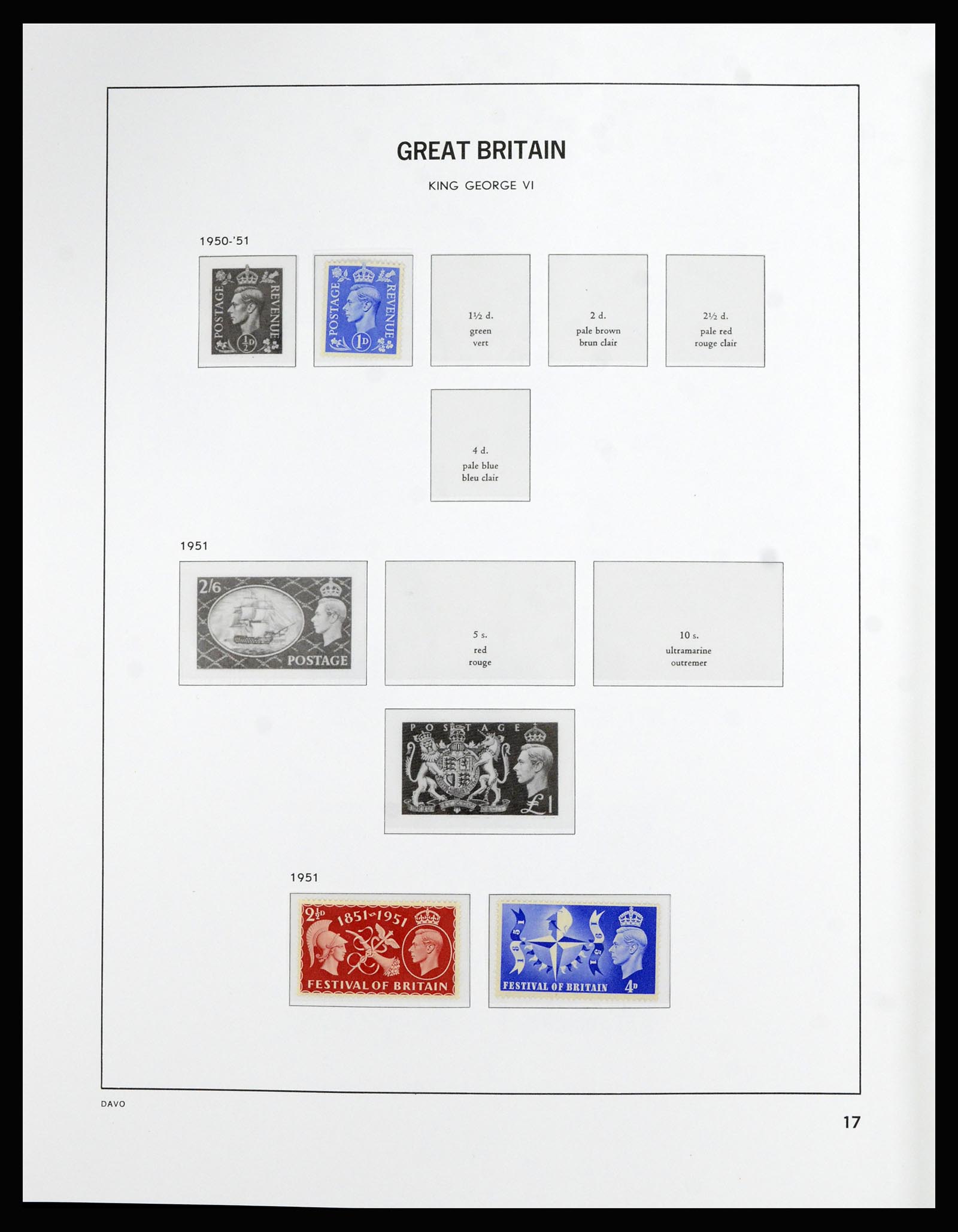 36788 017 - Postzegelverzameling 36788 Engeland 1840-2002.