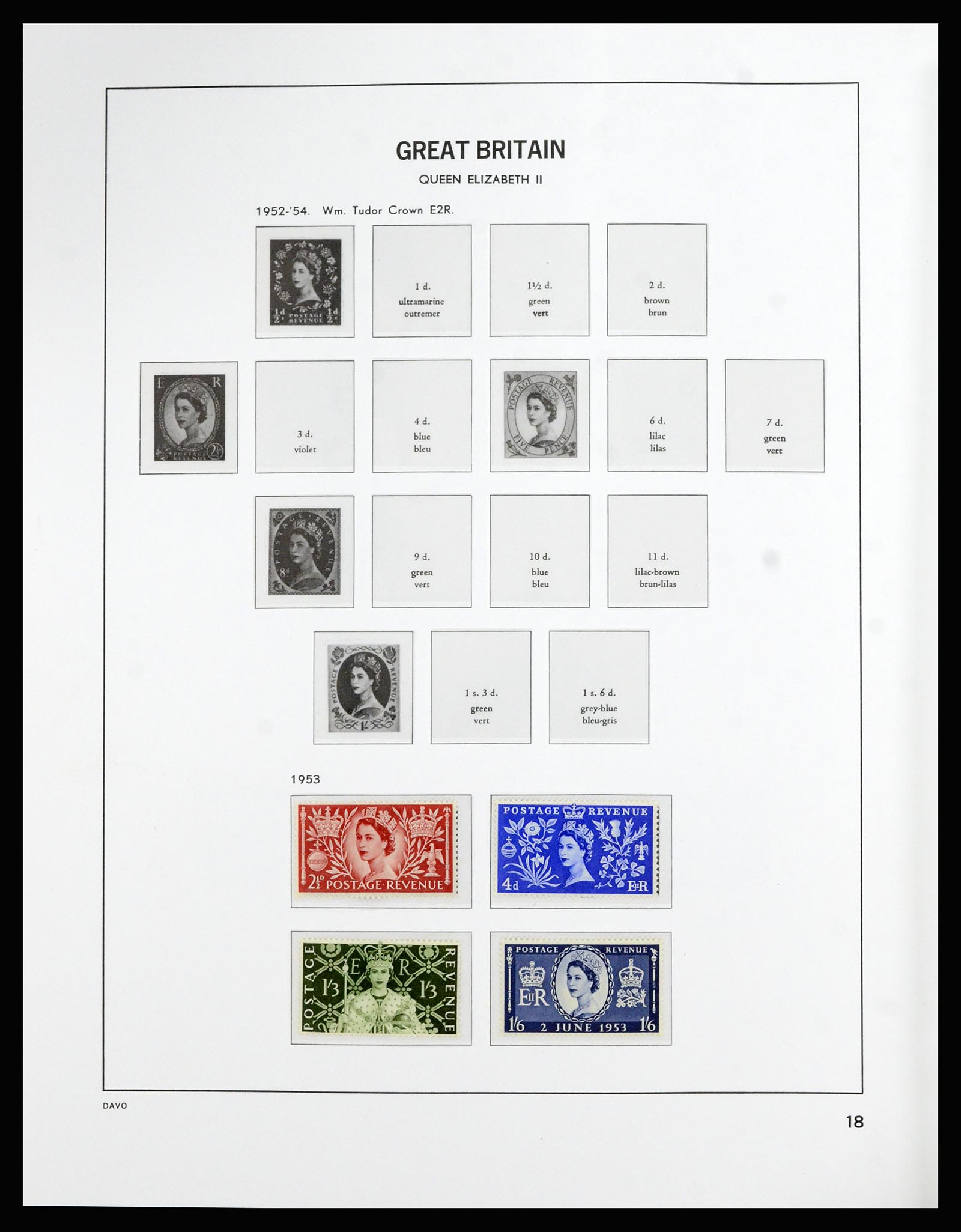 36788 018 - Postzegelverzameling 36788 Engeland 1840-2002.