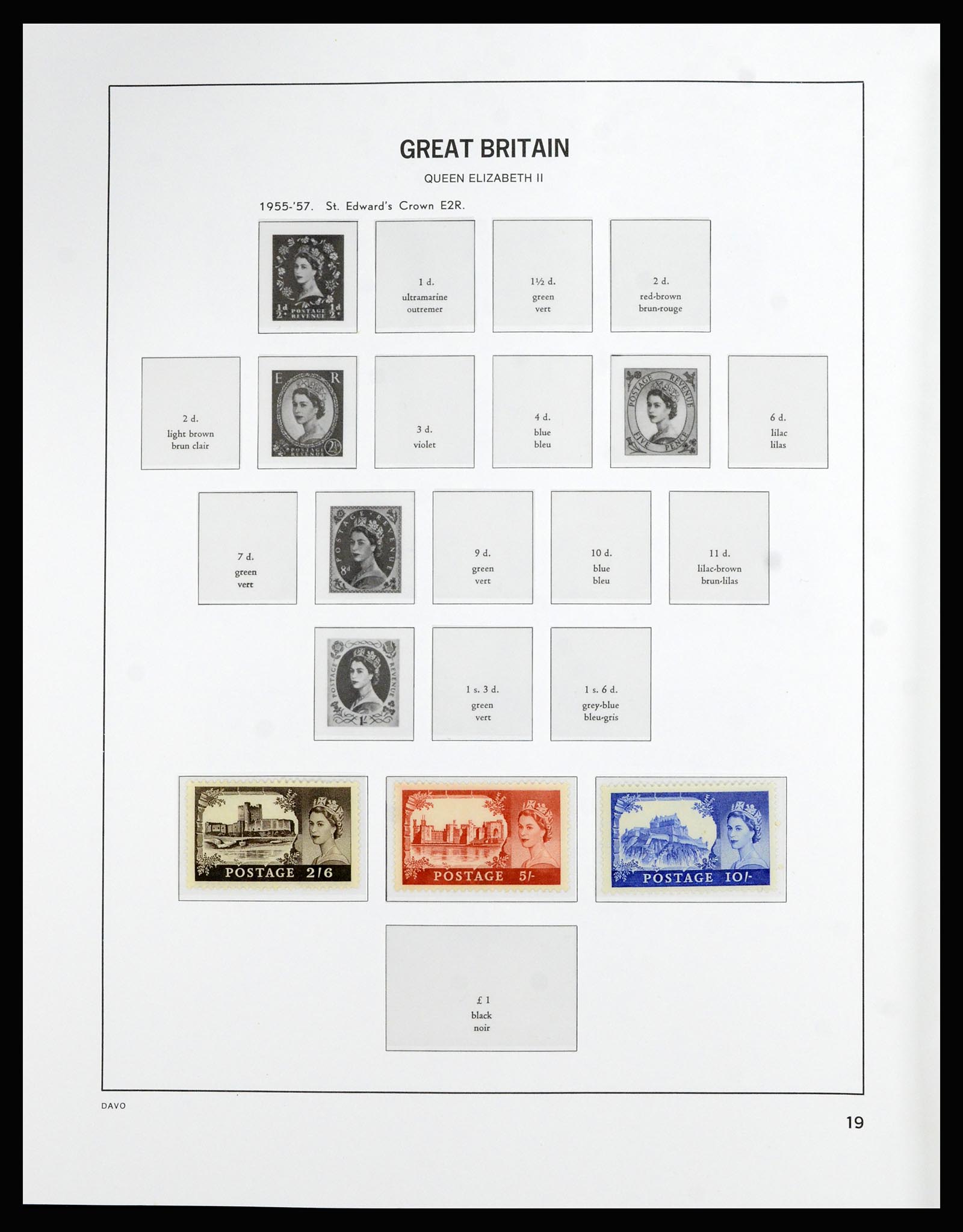 36788 019 - Postzegelverzameling 36788 Engeland 1840-2002.