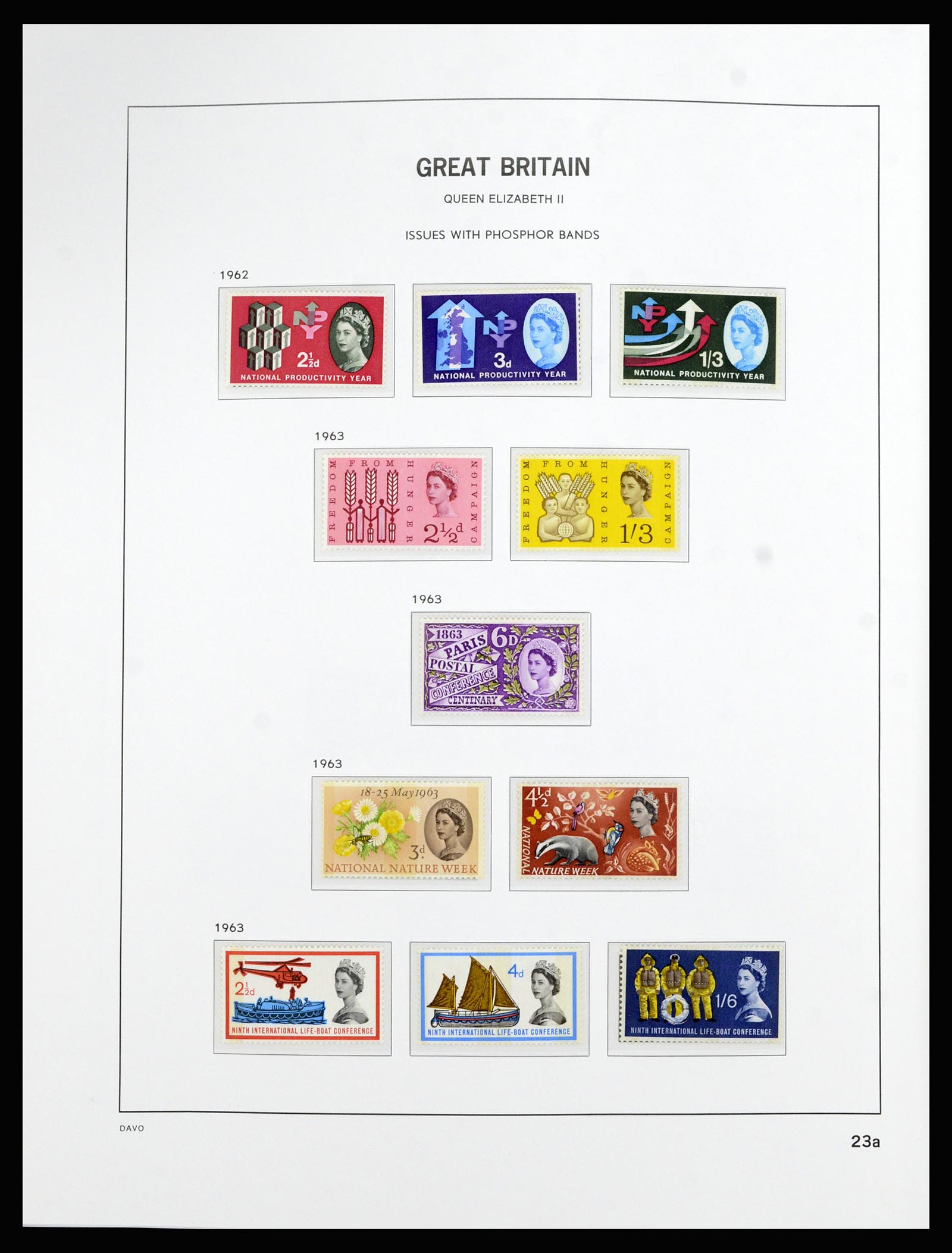 36788 025 - Postzegelverzameling 36788 Engeland 1840-2002.