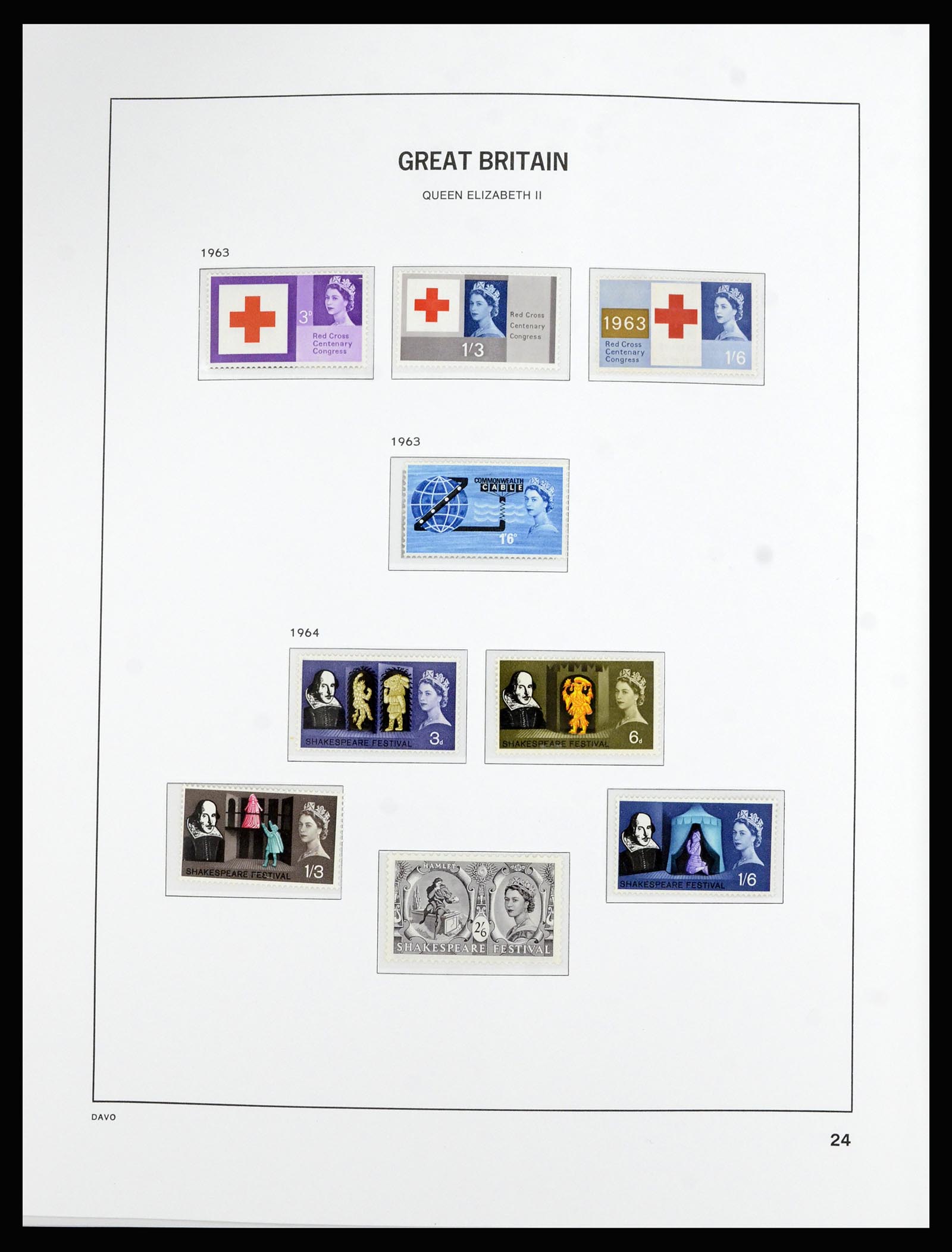 36788 026 - Postzegelverzameling 36788 Engeland 1840-2002.