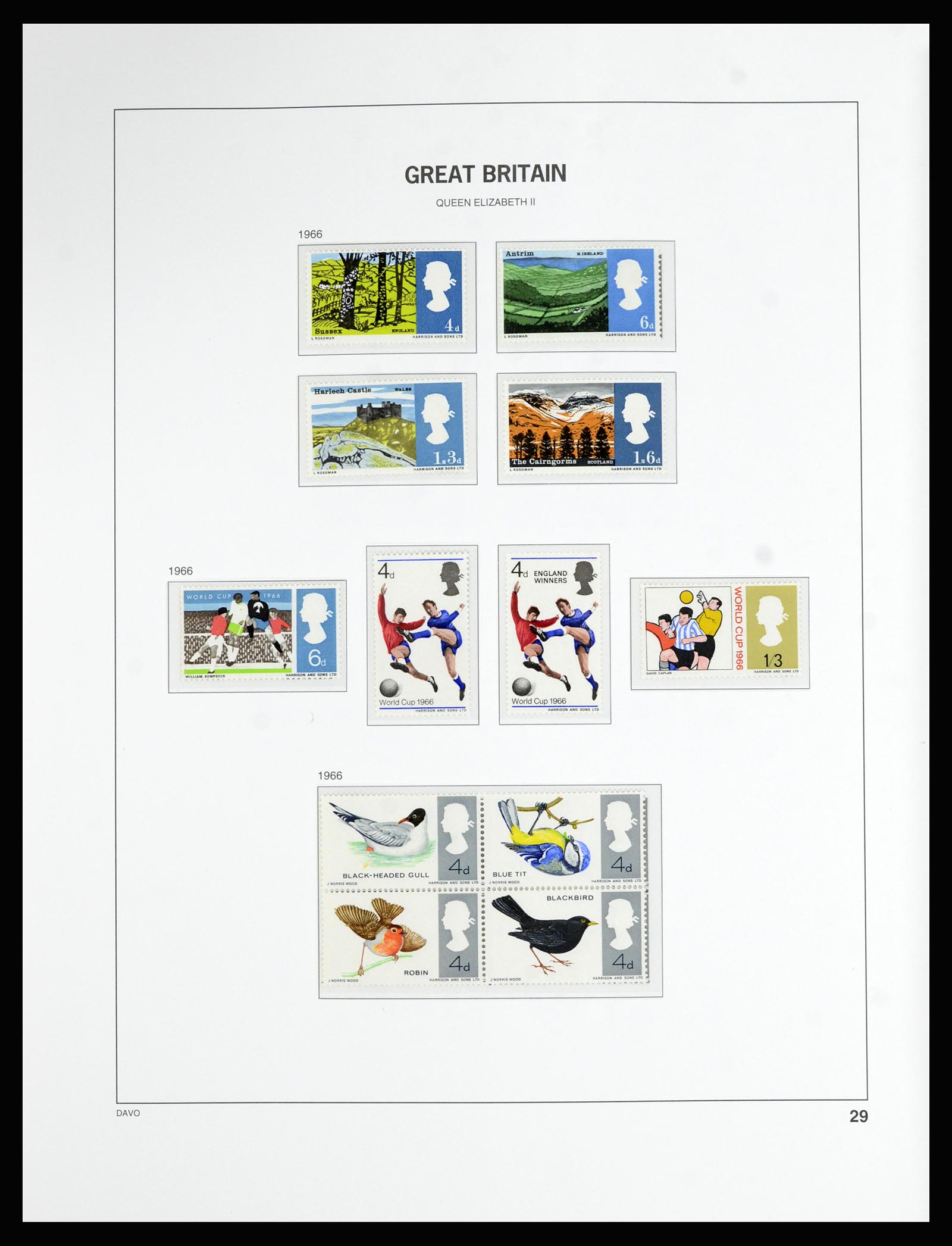 36788 036 - Postzegelverzameling 36788 Engeland 1840-2002.