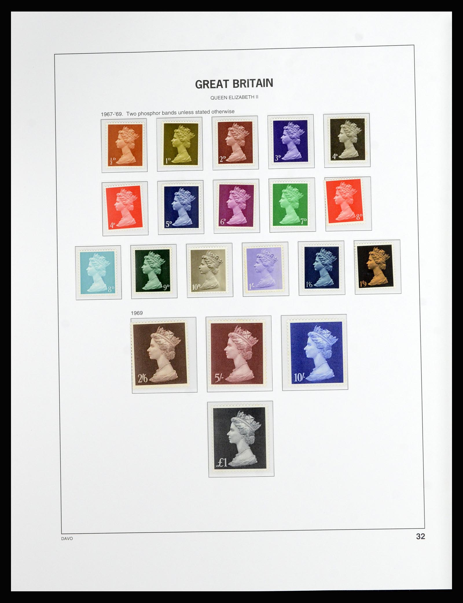 36788 042 - Stamp collection 36788 Great Britain 1840-2002.