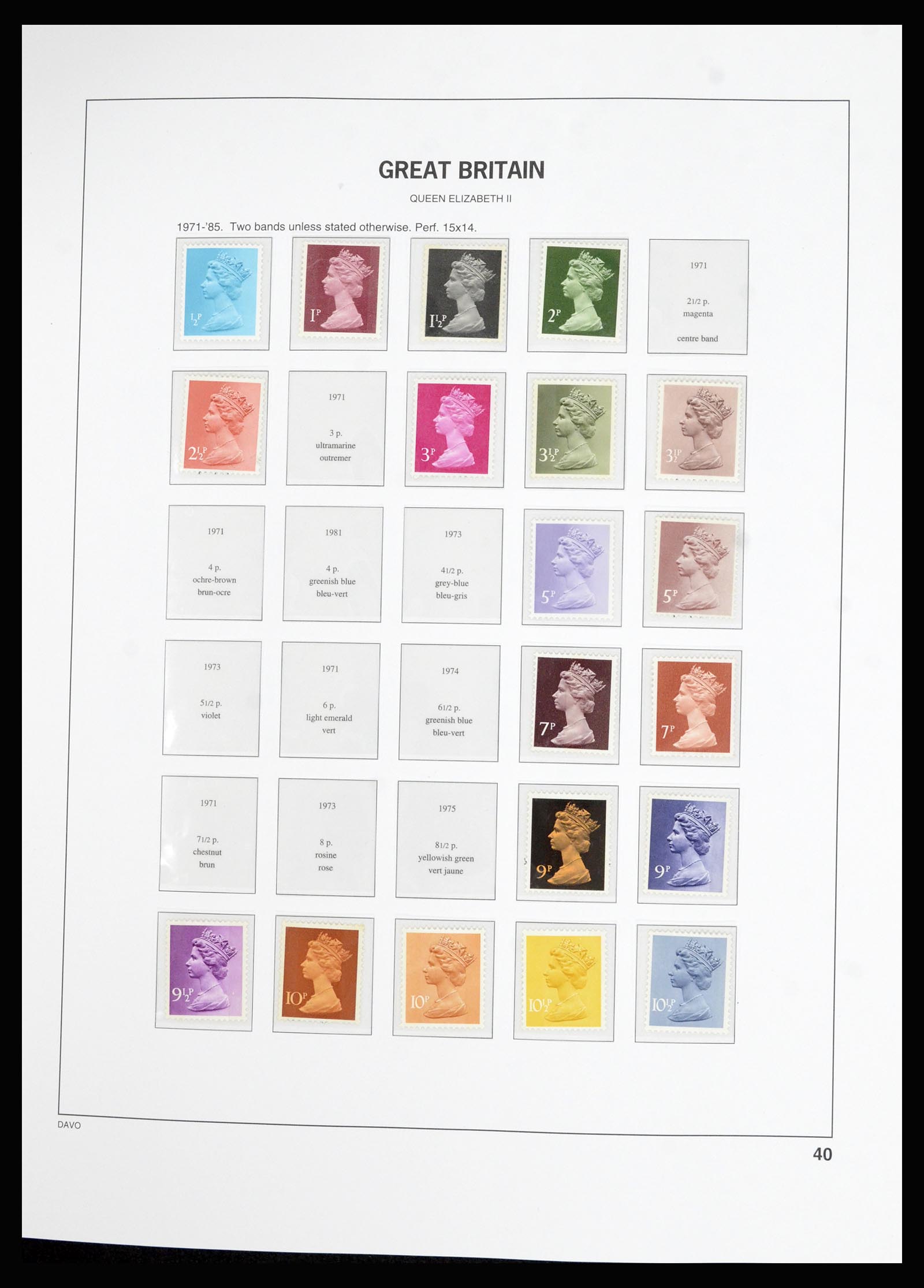 36788 058 - Stamp collection 36788 Great Britain 1840-2002.