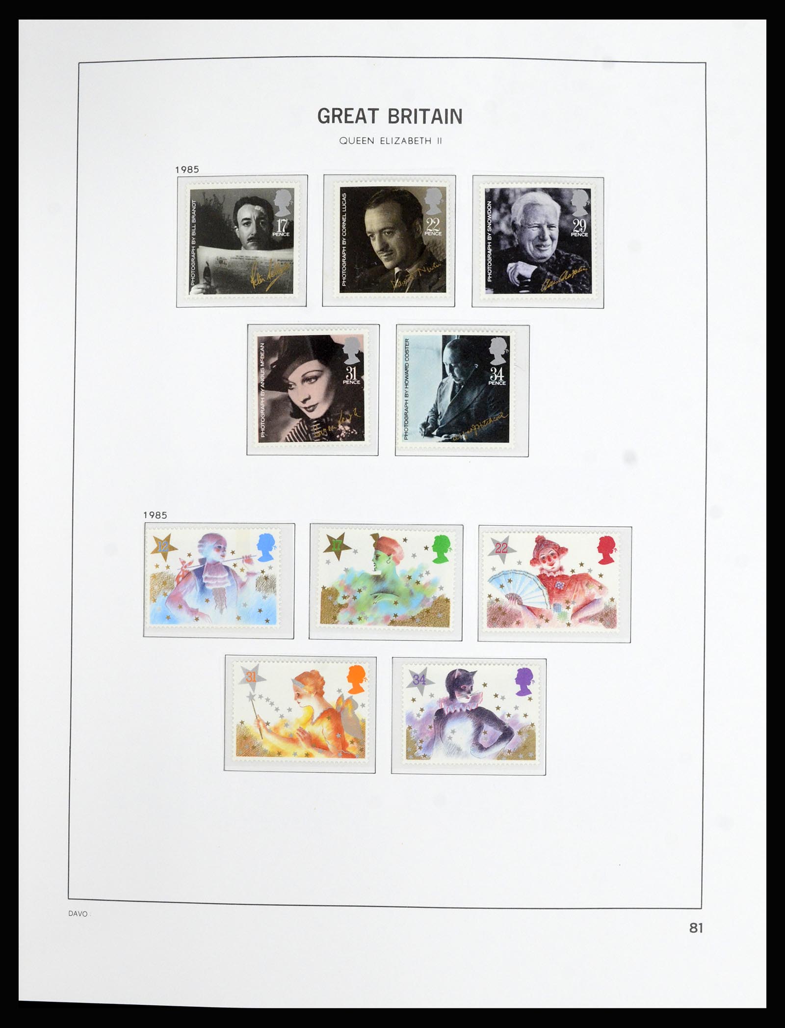 36788 100 - Stamp collection 36788 Great Britain 1840-2002.