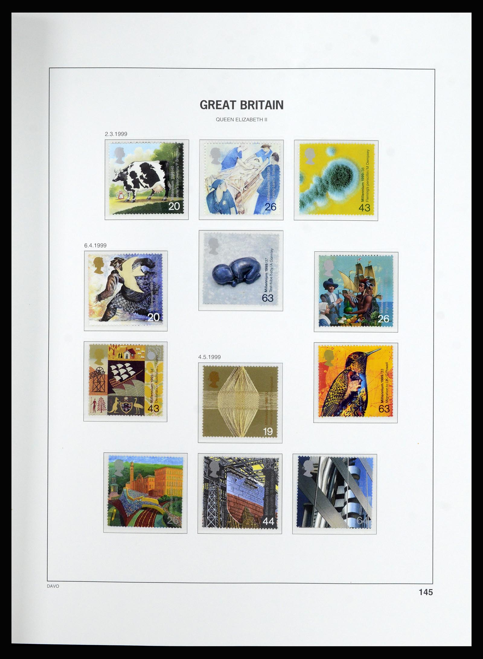 36788 181 - Stamp collection 36788 Great Britain 1840-2002.