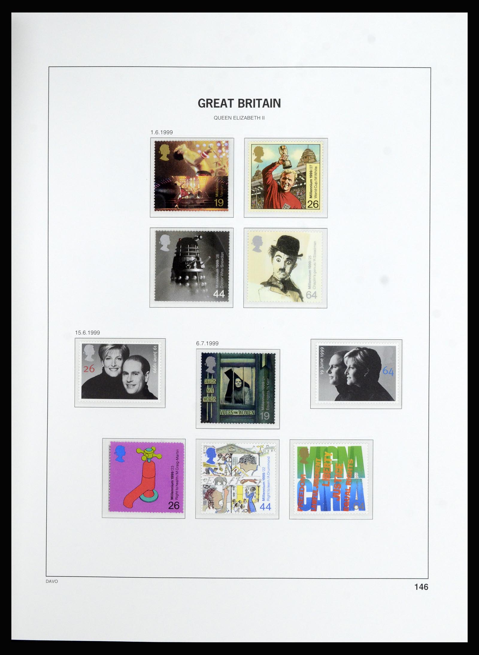 36788 182 - Stamp collection 36788 Great Britain 1840-2002.