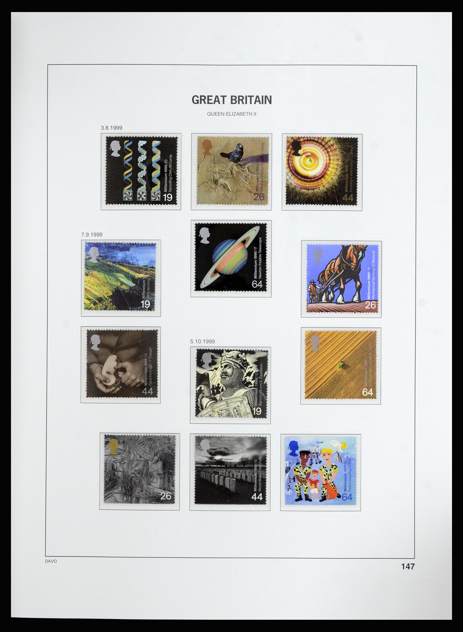 36788 183 - Stamp collection 36788 Great Britain 1840-2002.