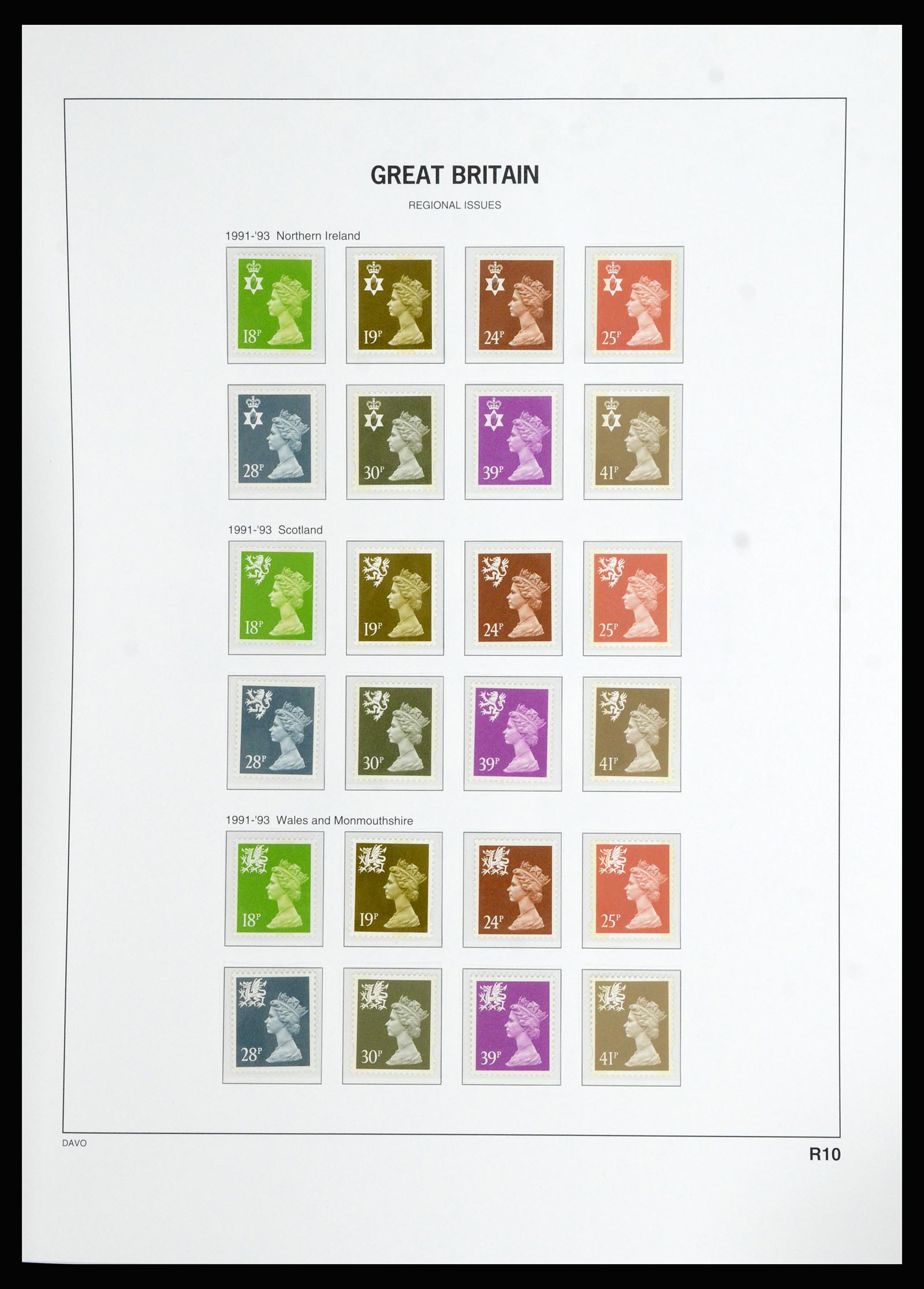 36788 190 - Stamp collection 36788 Great Britain 1840-2002.