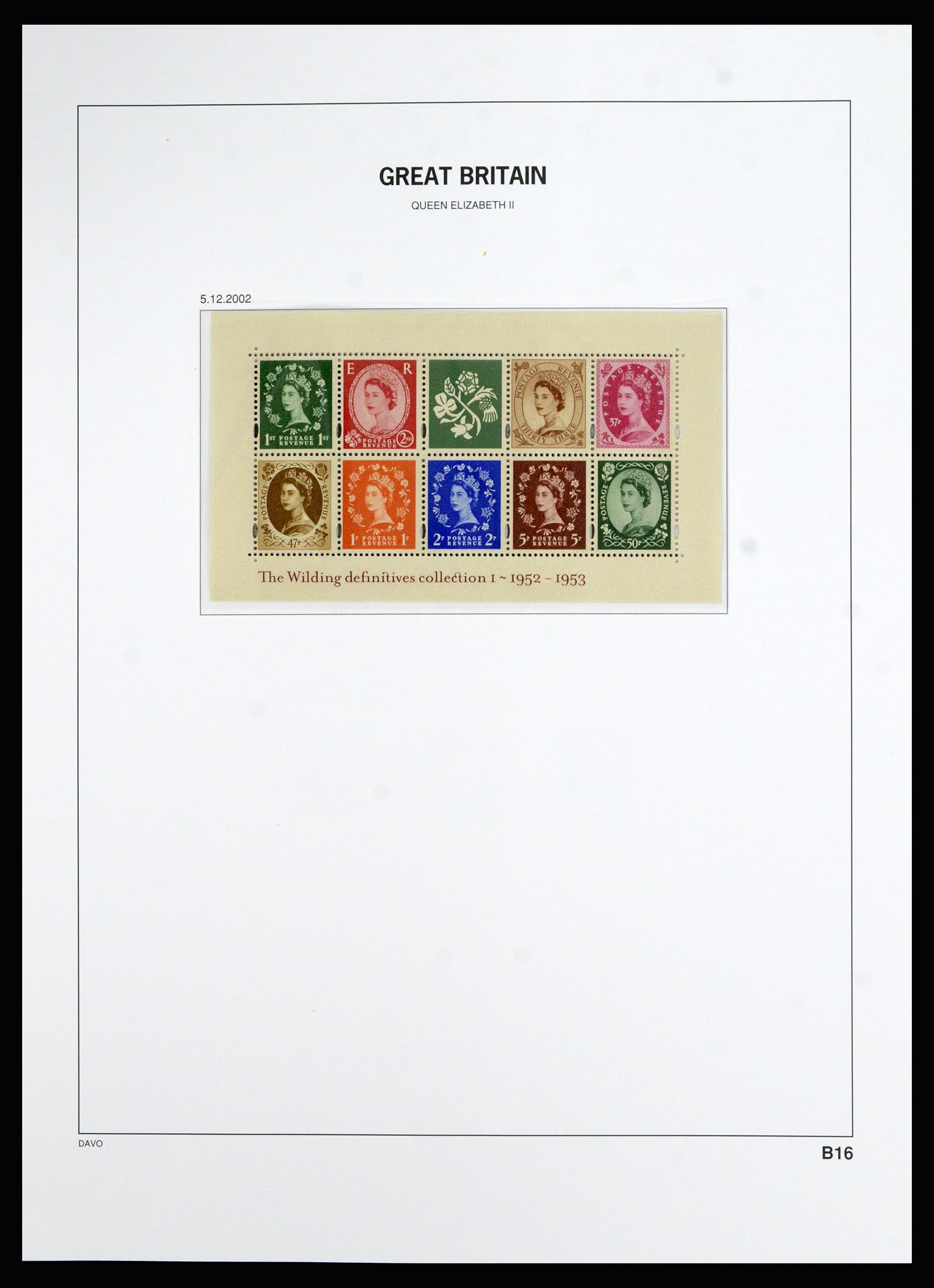 36788 219 - Stamp collection 36788 Great Britain 1840-2002.