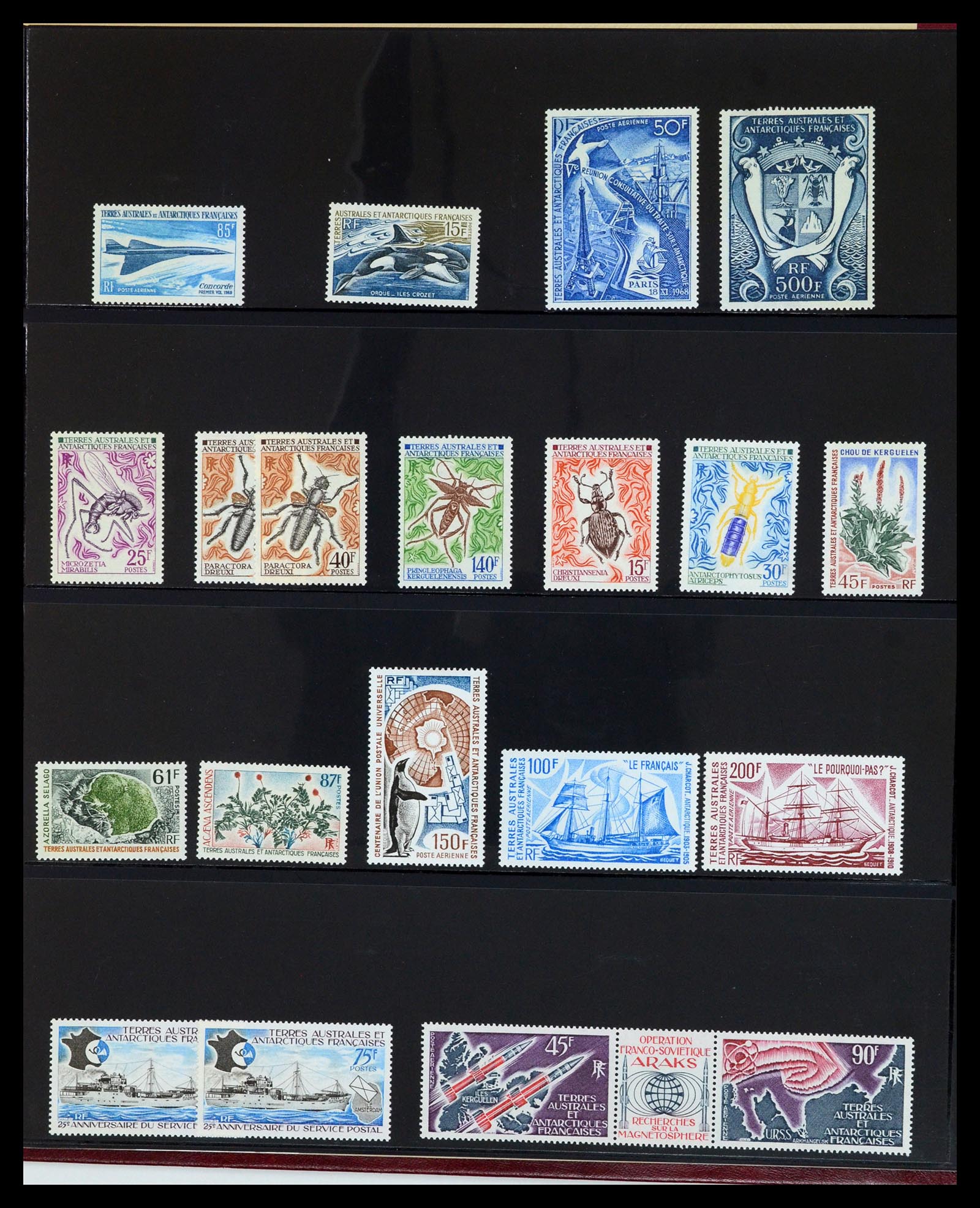 36790 006 - Postzegelverzameling 36790 Frans Antarctica 1955-1996.
