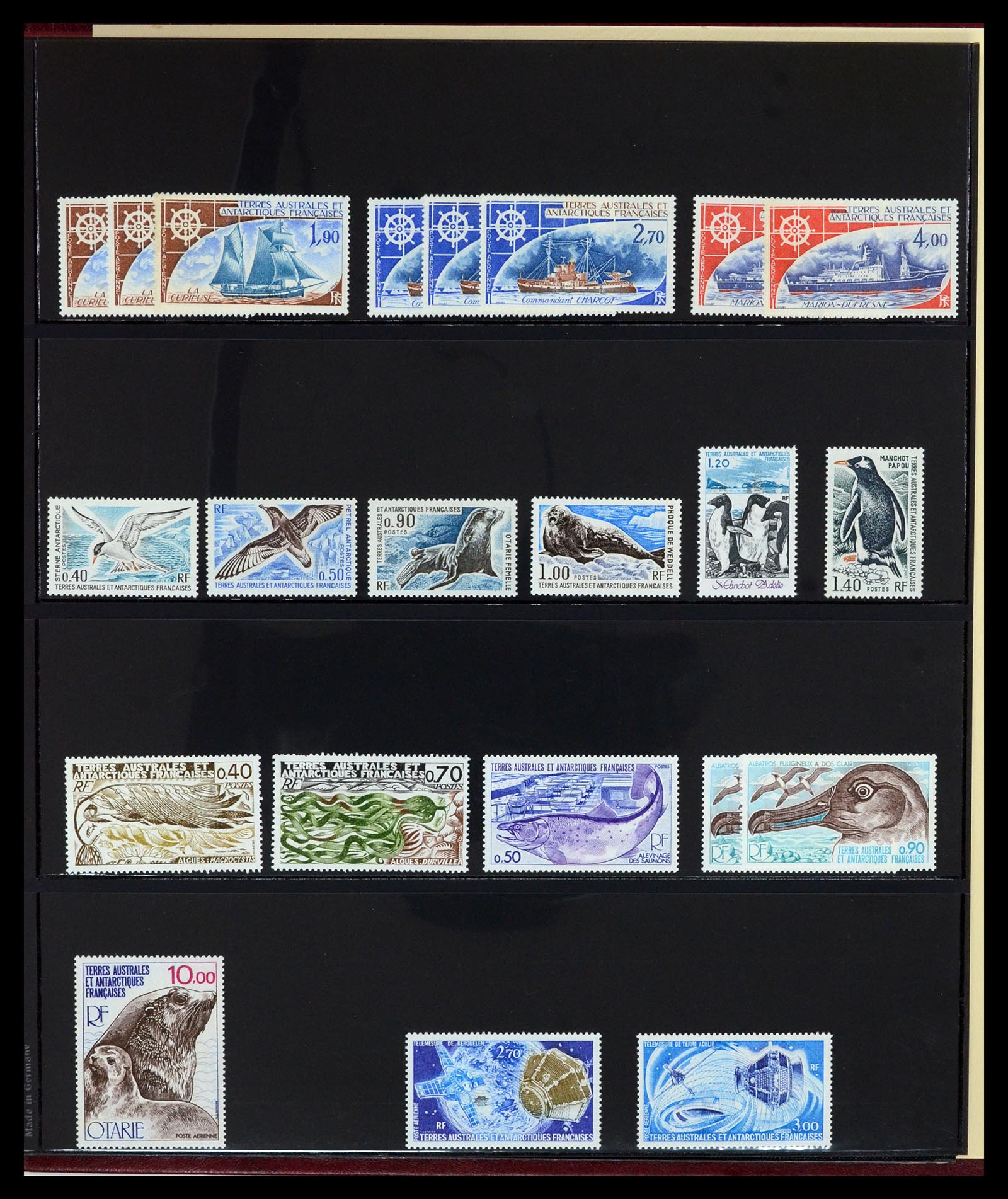 36790 007 - Postzegelverzameling 36790 Frans Antarctica 1955-1996.