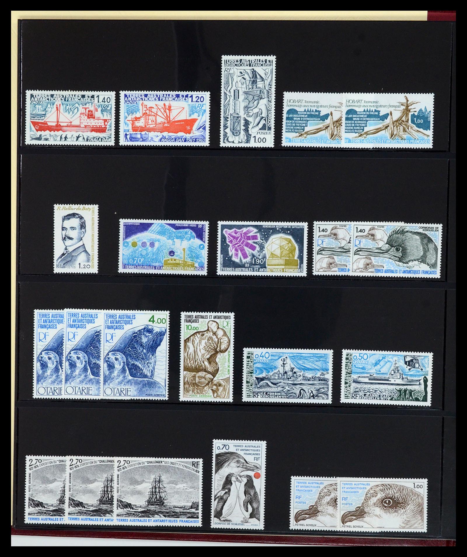 36790 008 - Postzegelverzameling 36790 Frans Antarctica 1955-1996.