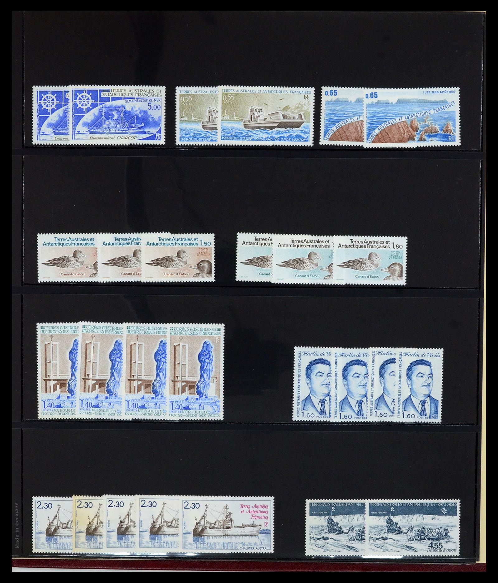 36790 011 - Postzegelverzameling 36790 Frans Antarctica 1955-1996.