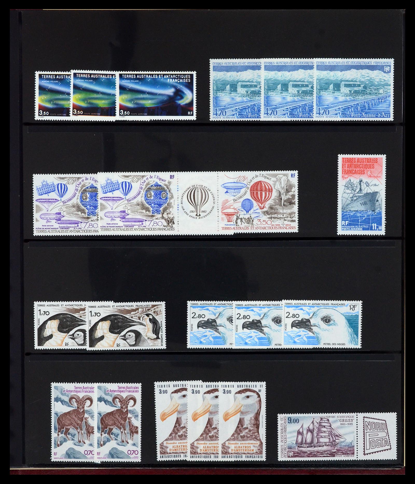 36790 013 - Postzegelverzameling 36790 Frans Antarctica 1955-1996.