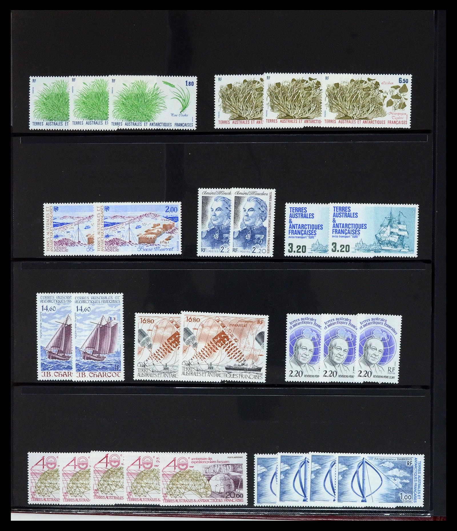 36790 016 - Postzegelverzameling 36790 Frans Antarctica 1955-1996.