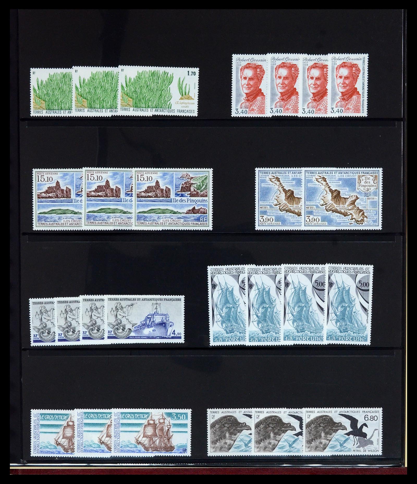 36790 017 - Postzegelverzameling 36790 Frans Antarctica 1955-1996.
