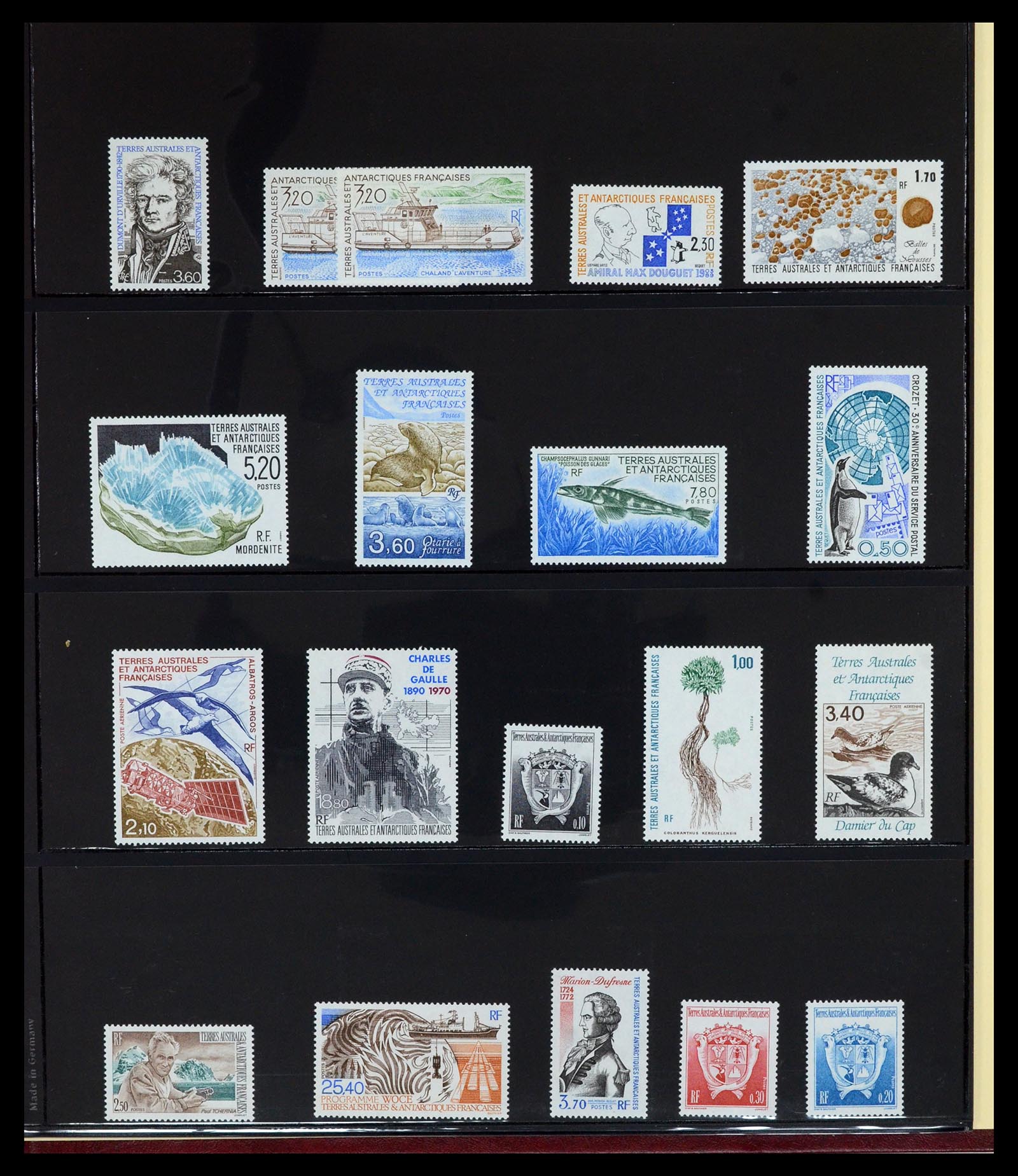 36790 019 - Postzegelverzameling 36790 Frans Antarctica 1955-1996.