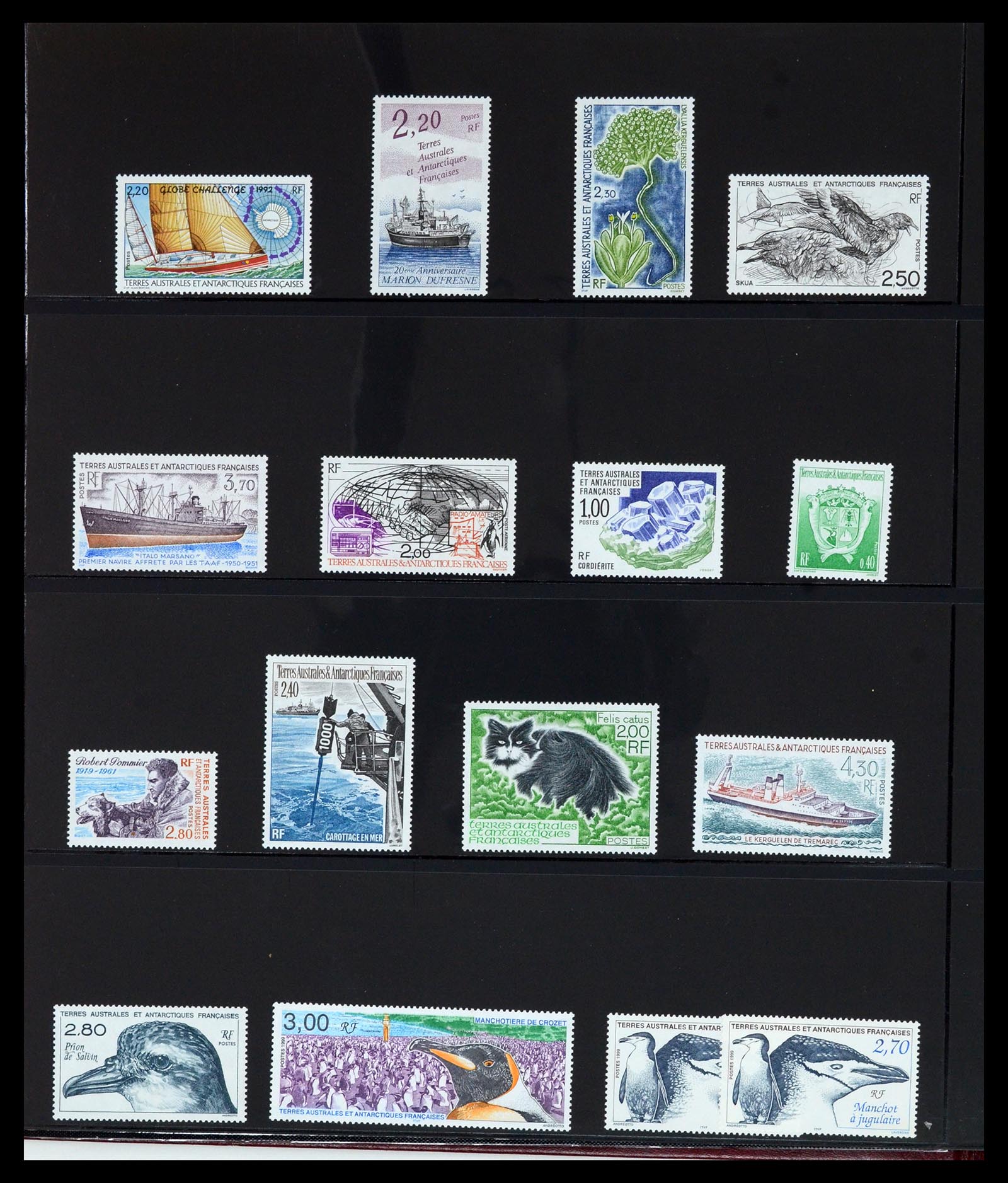 36790 020 - Postzegelverzameling 36790 Frans Antarctica 1955-1996.