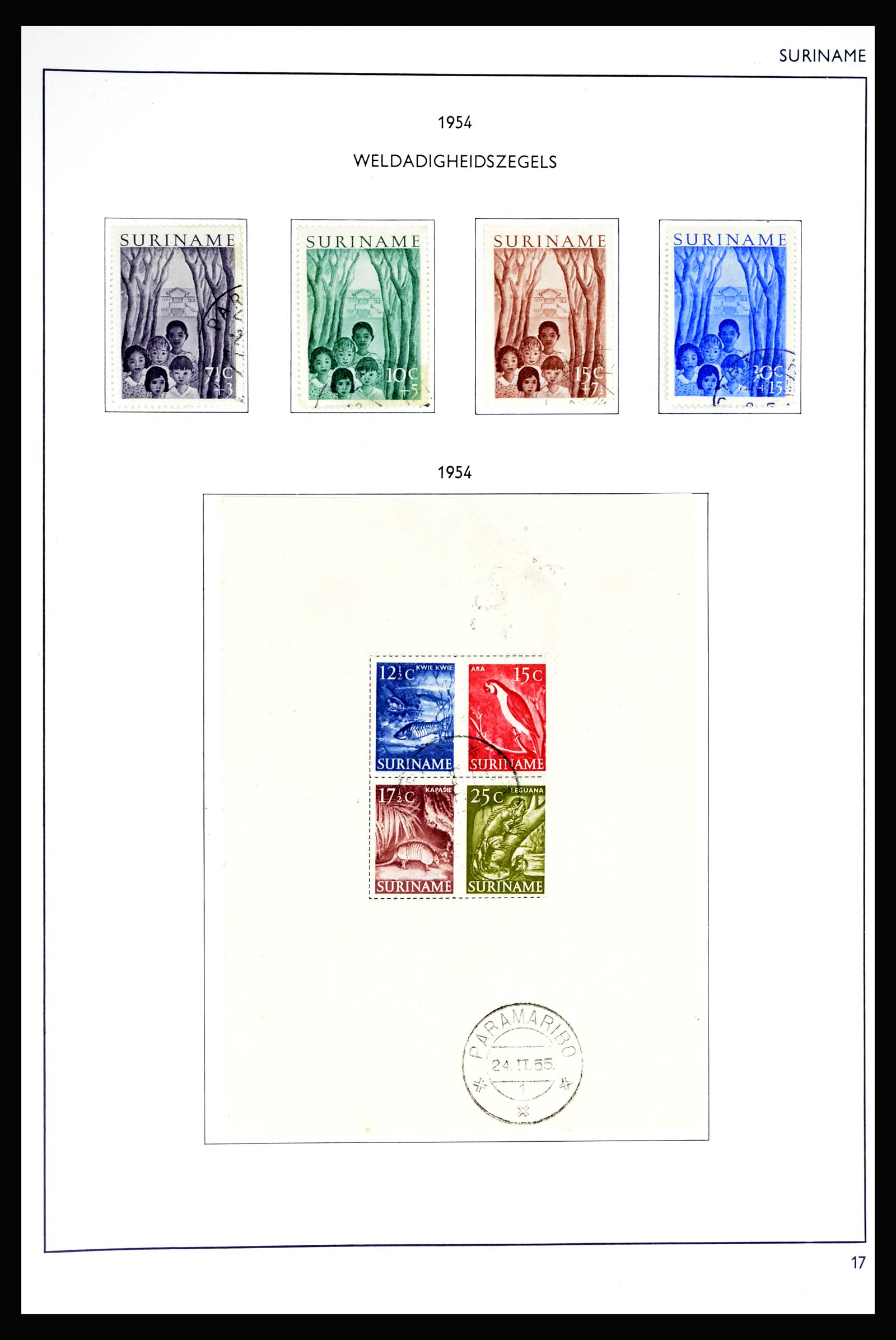 36794 017 - Postzegelverzameling 36794 Suriname 1873-1975.