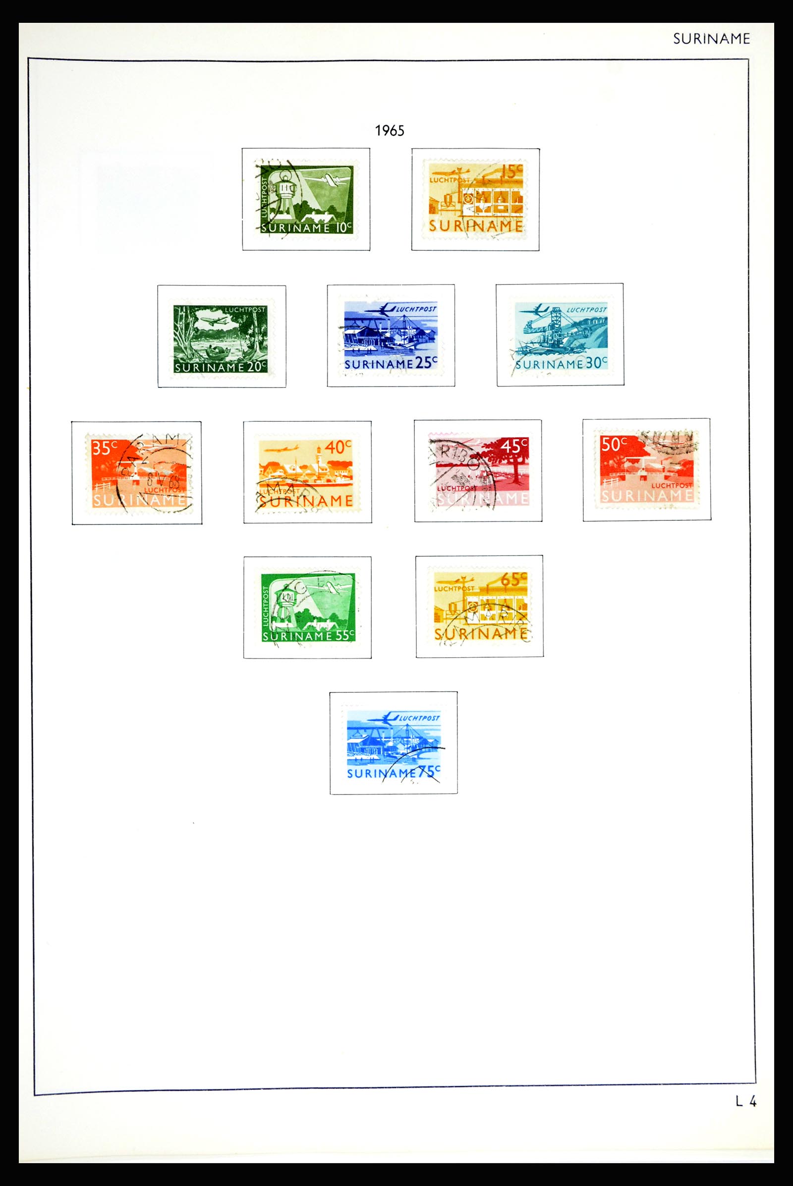 36794 053 - Postzegelverzameling 36794 Suriname 1873-1975.