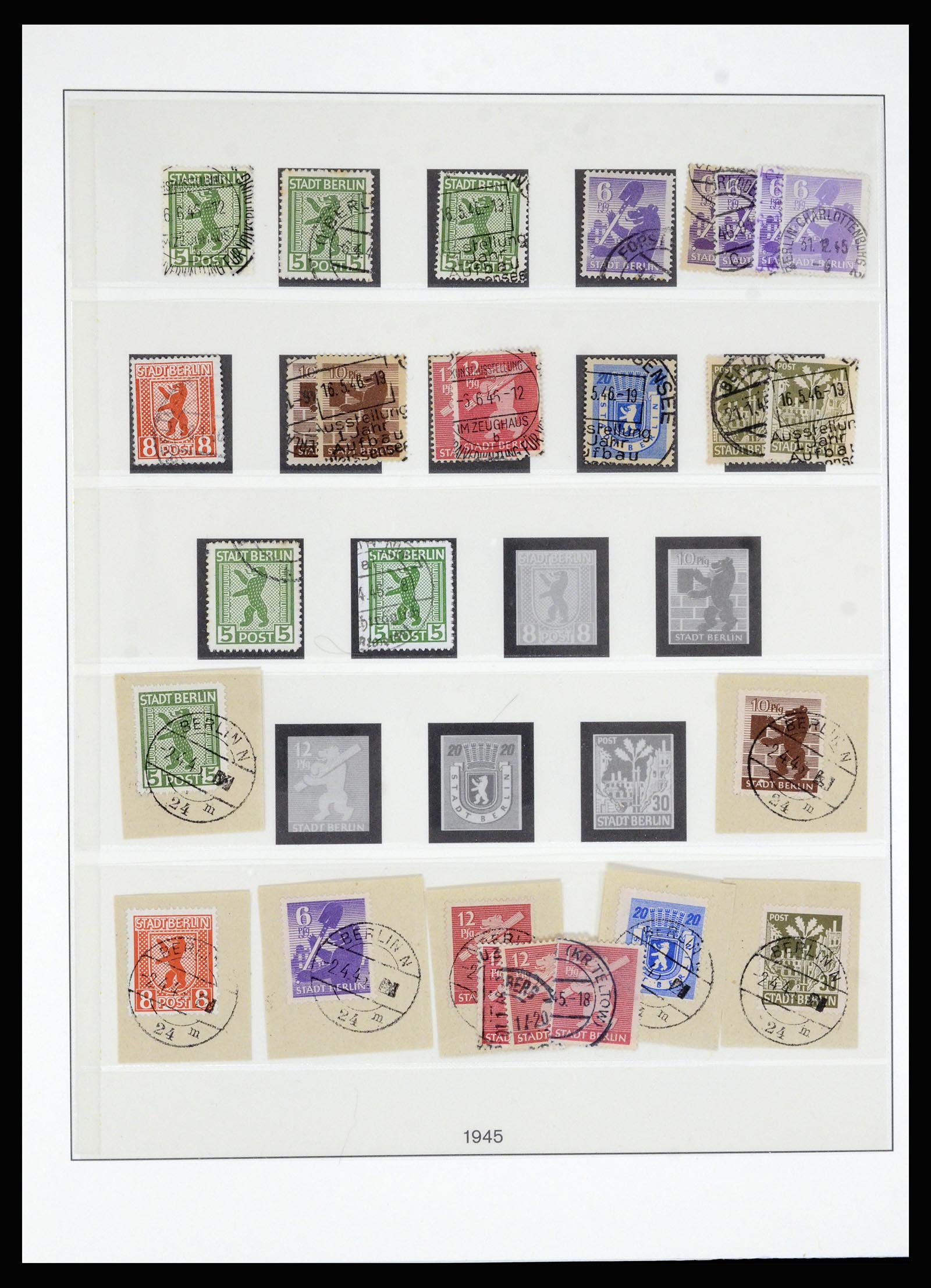 36797 001 - Postzegelverzameling 36797 Duitsland Sovjet Zone 1945-1949.