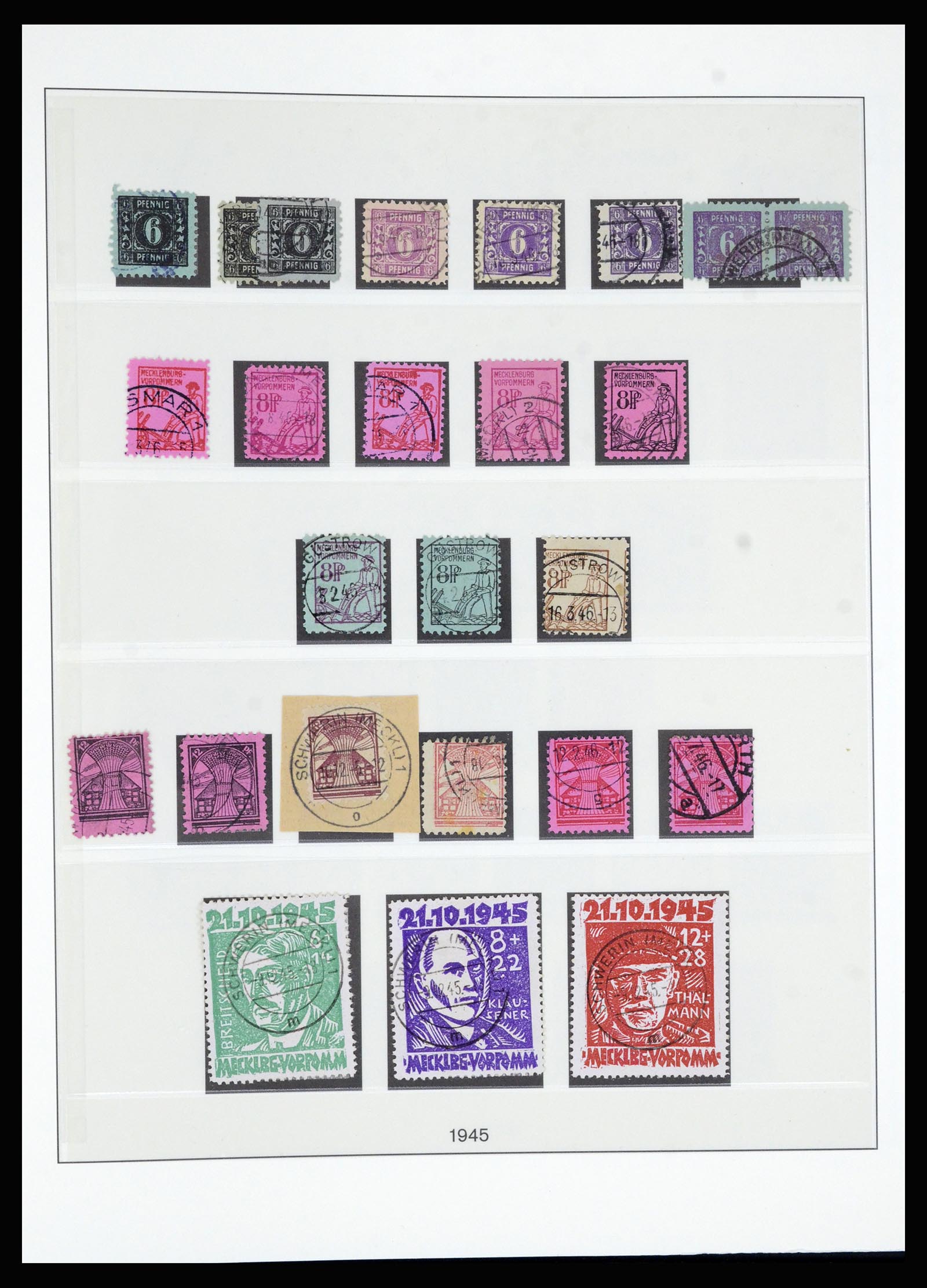 36797 002 - Postzegelverzameling 36797 Duitsland Sovjet Zone 1945-1949.