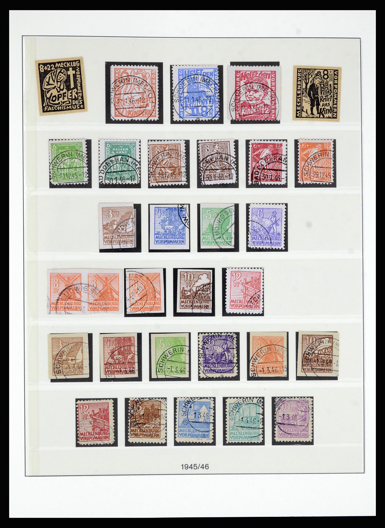 36797 003 - Postzegelverzameling 36797 Duitsland Sovjet Zone 1945-1949.