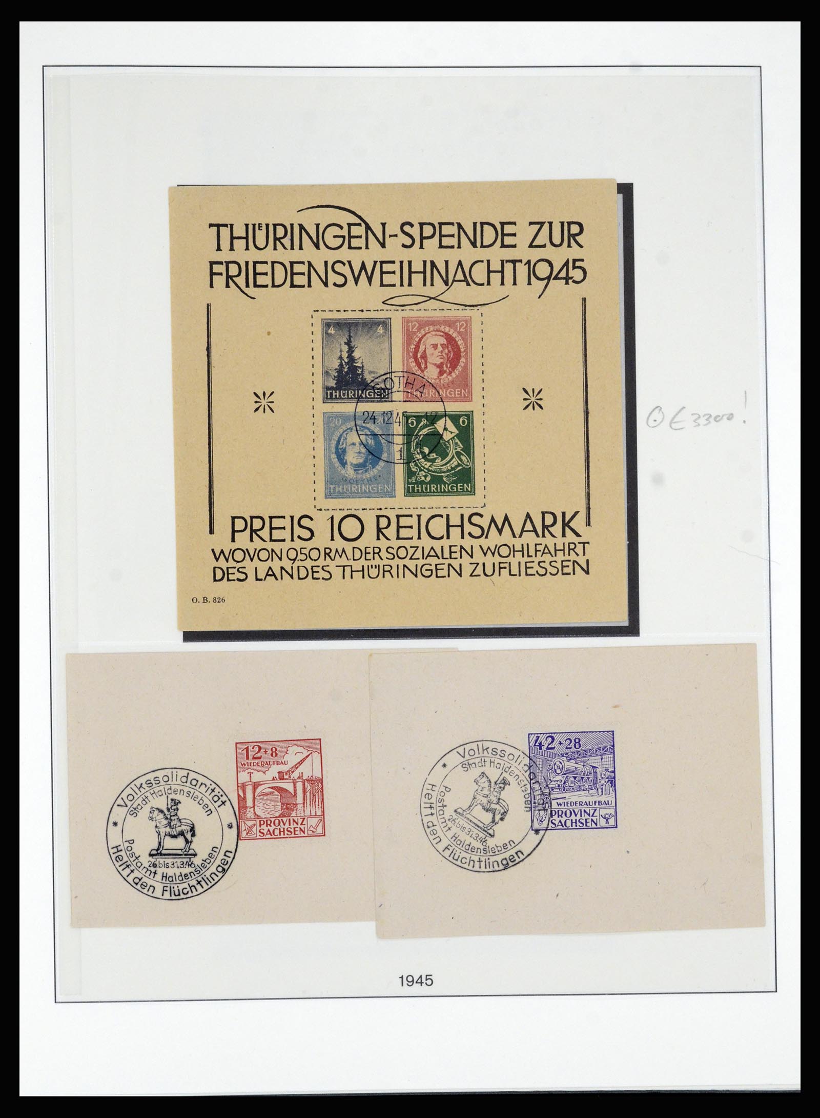 36797 008 - Postzegelverzameling 36797 Duitsland Sovjet Zone 1945-1949.