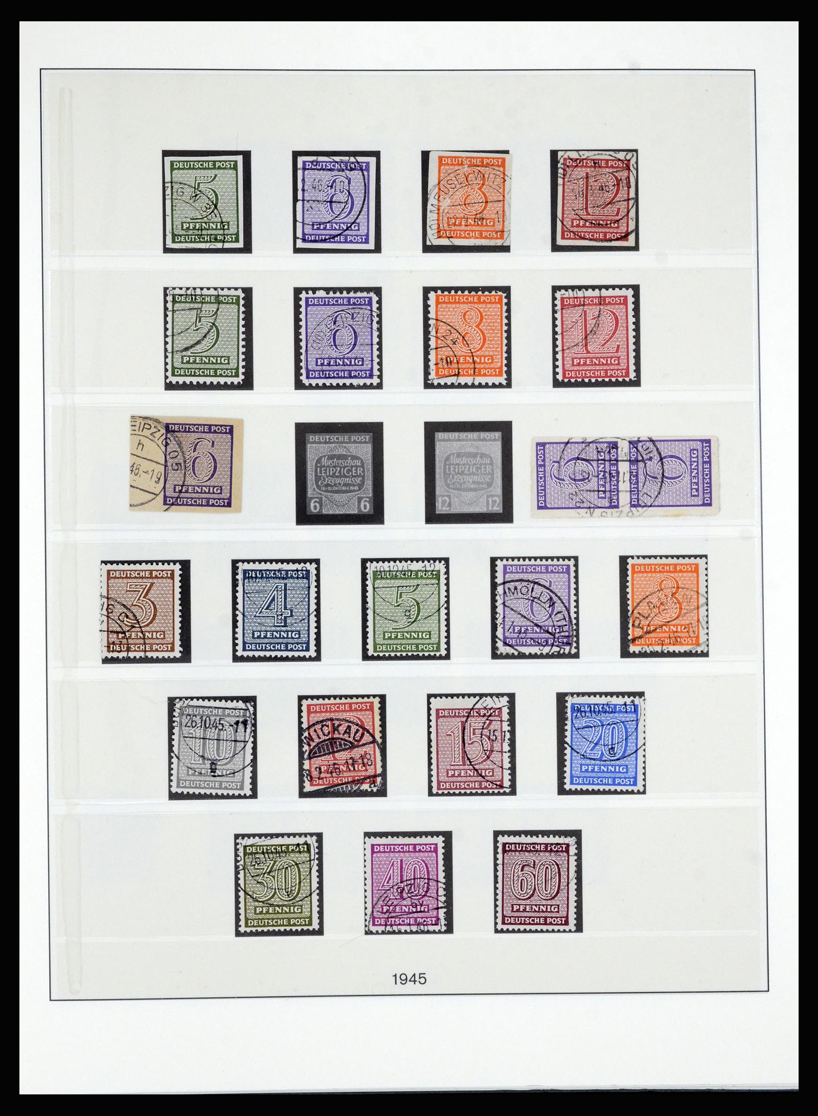 36797 011 - Postzegelverzameling 36797 Duitsland Sovjet Zone 1945-1949.