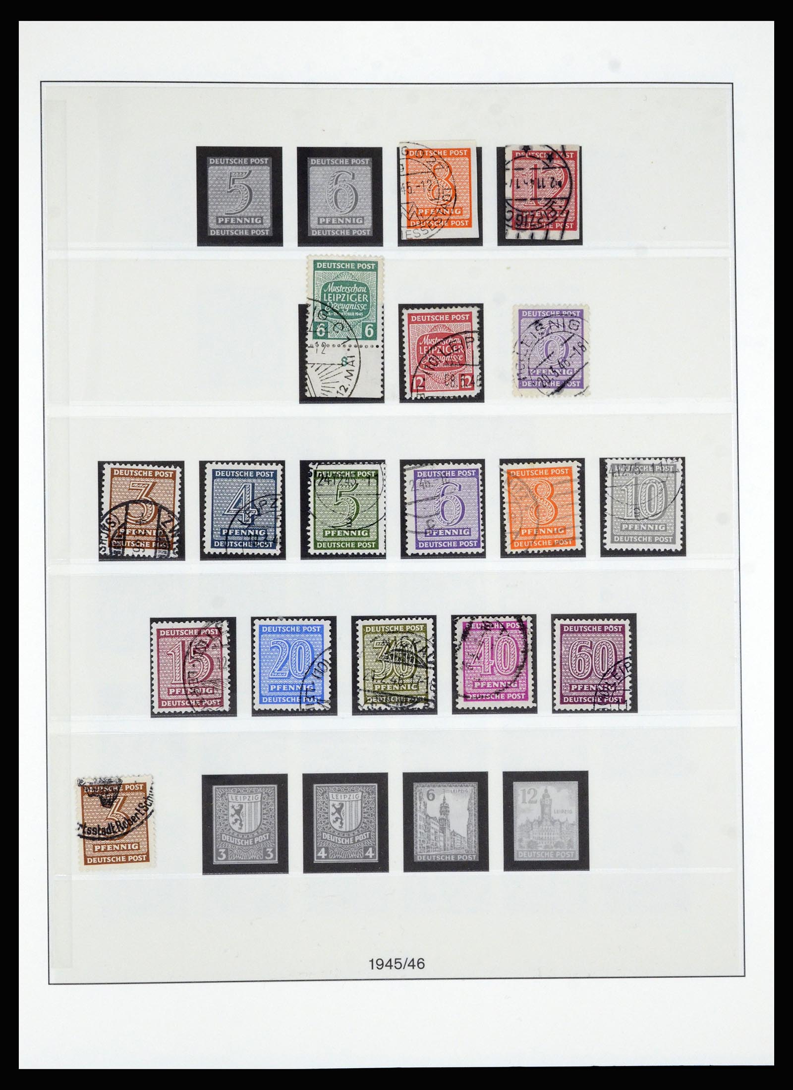 36797 012 - Postzegelverzameling 36797 Duitsland Sovjet Zone 1945-1949.