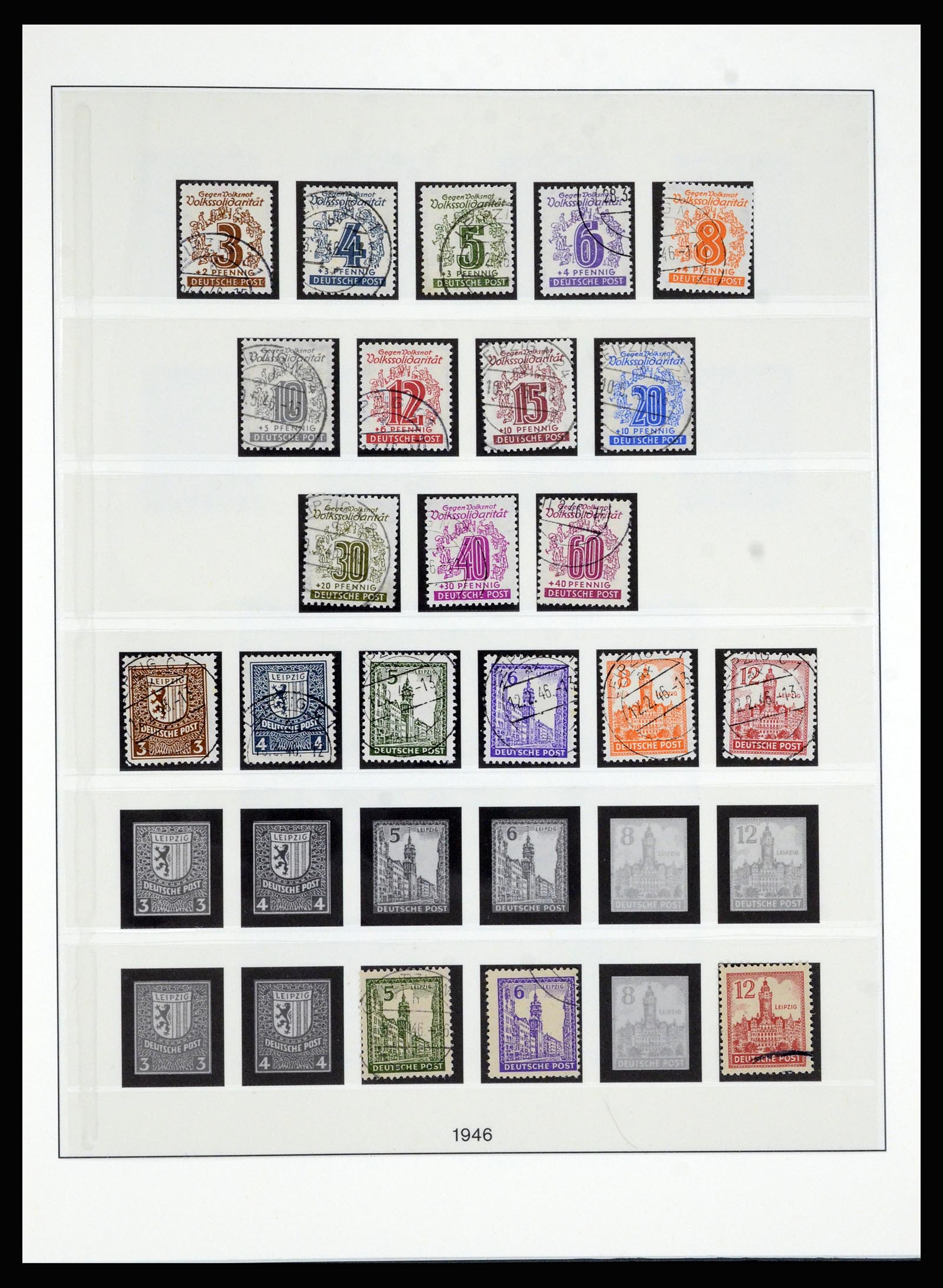 36797 013 - Postzegelverzameling 36797 Duitsland Sovjet Zone 1945-1949.
