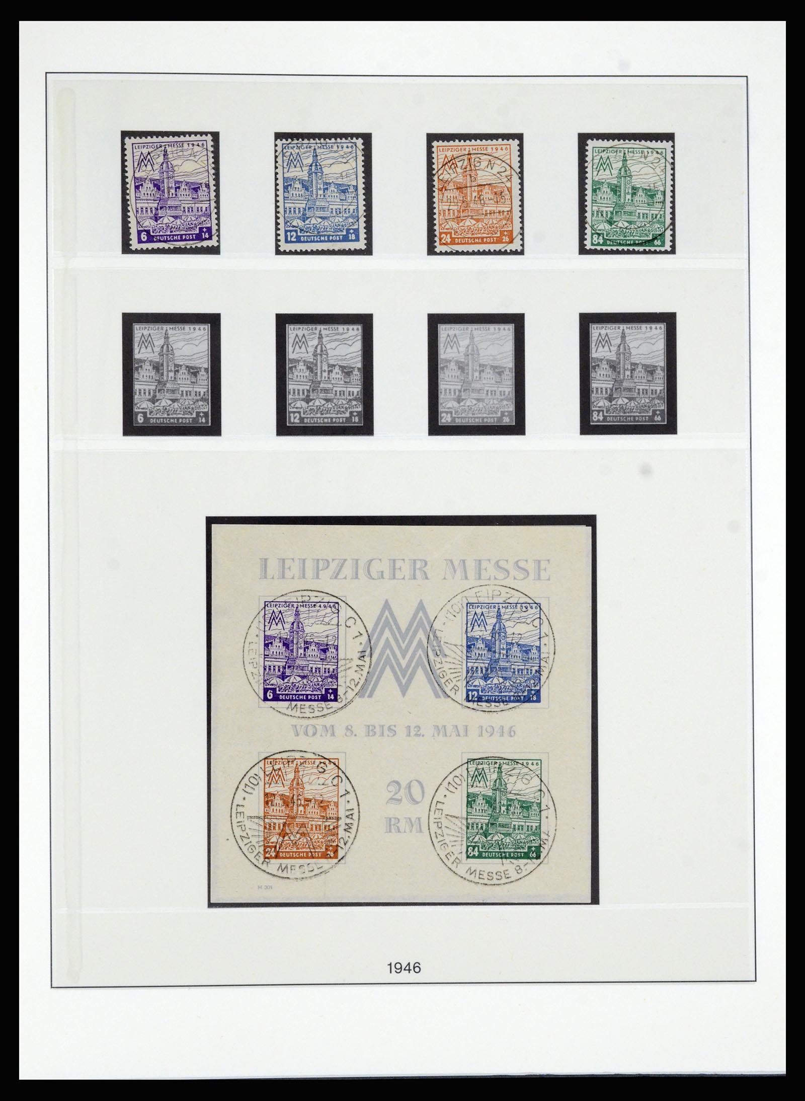 36797 014 - Postzegelverzameling 36797 Duitsland Sovjet Zone 1945-1949.