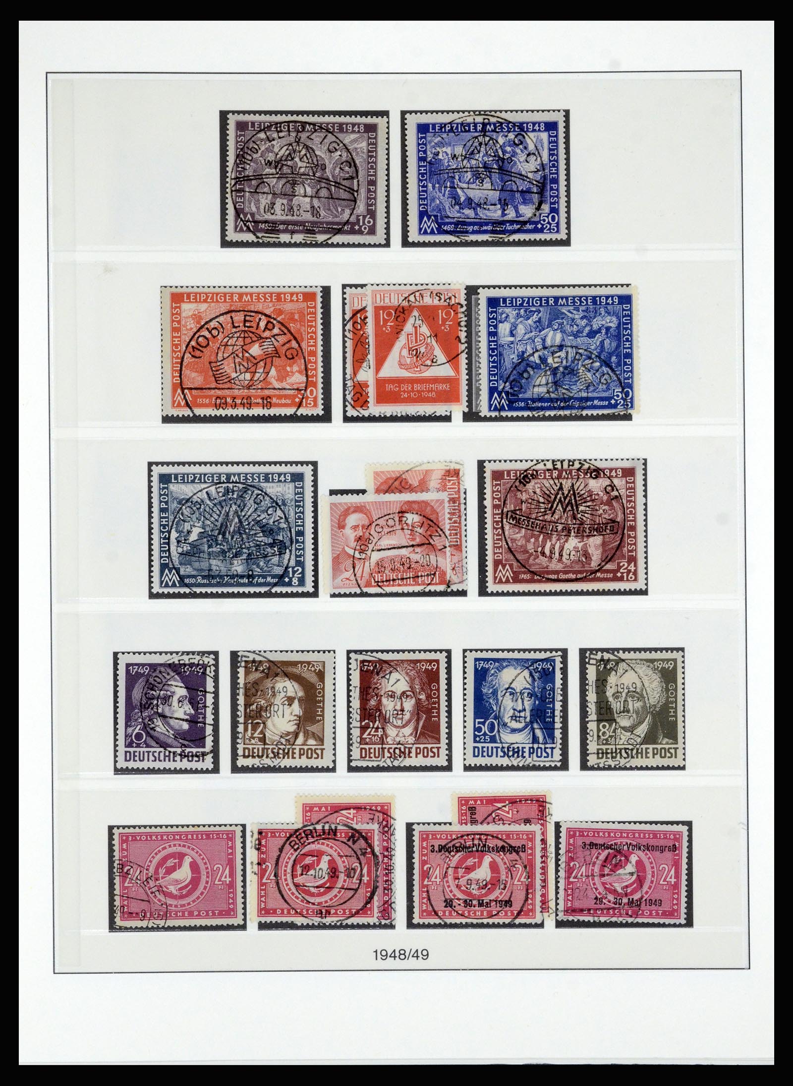 36797 019 - Postzegelverzameling 36797 Duitsland Sovjet Zone 1945-1949.