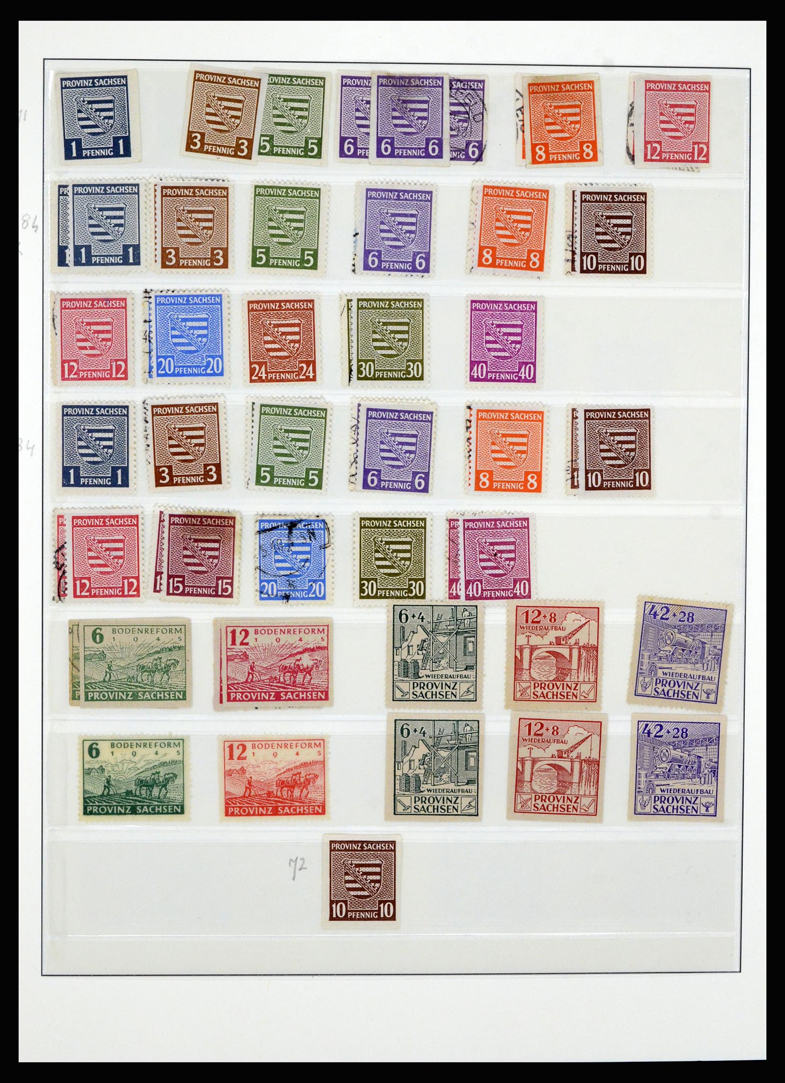 36798 004 - Postzegelverzameling 36798 Duitsland Sovjet Zone 1945-1949.