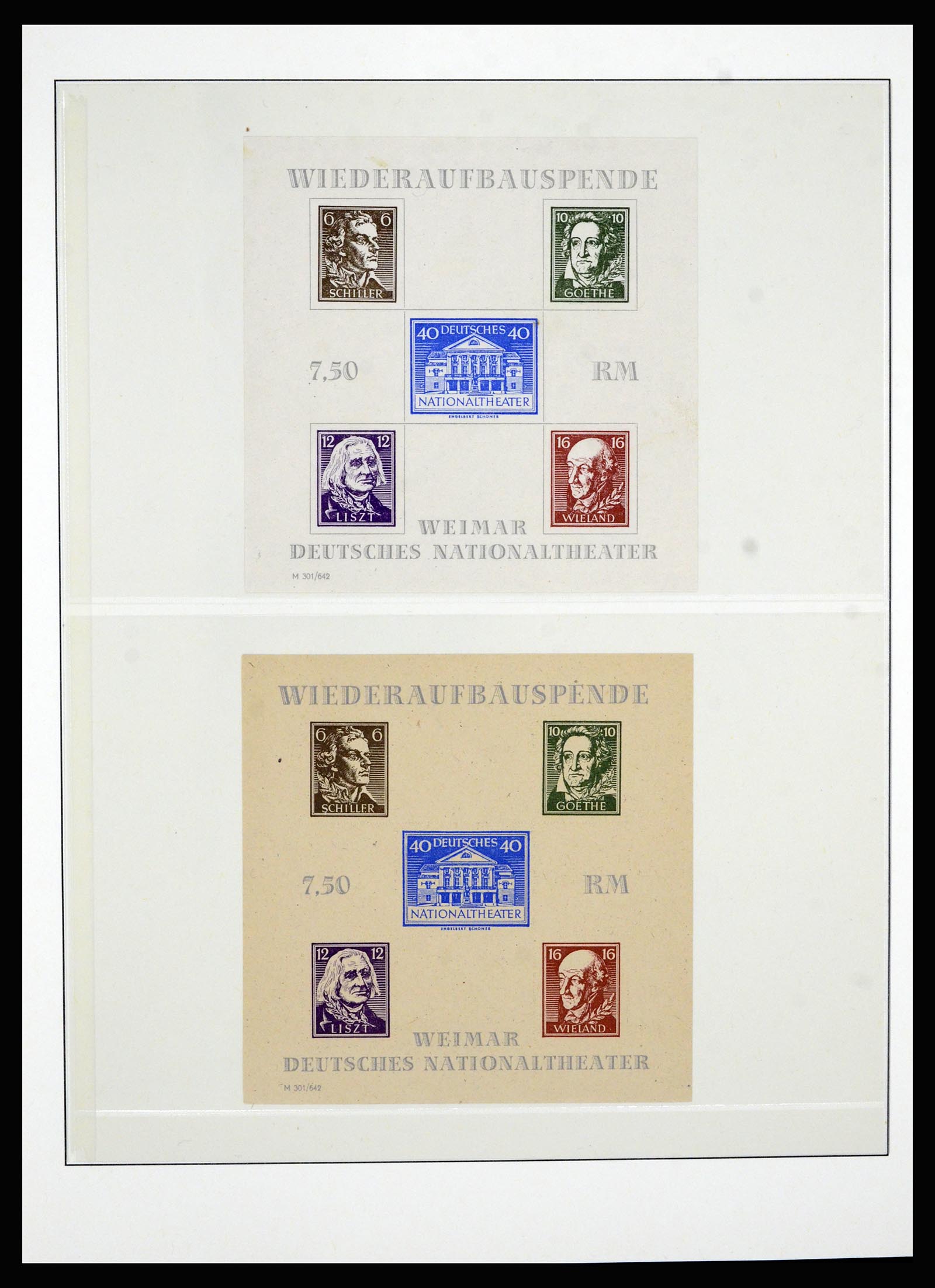 36798 007 - Postzegelverzameling 36798 Duitsland Sovjet Zone 1945-1949.