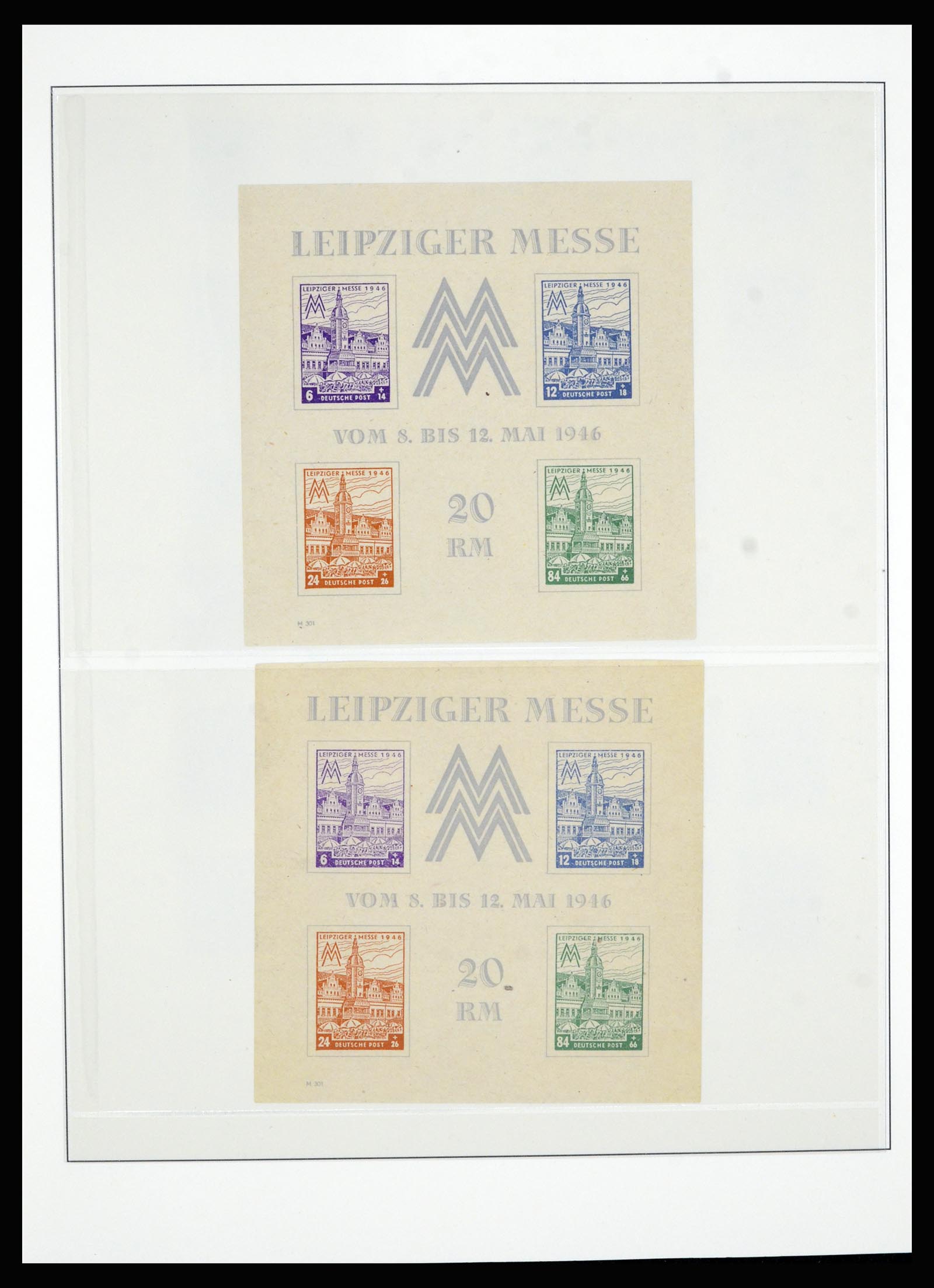36798 010 - Postzegelverzameling 36798 Duitsland Sovjet Zone 1945-1949.