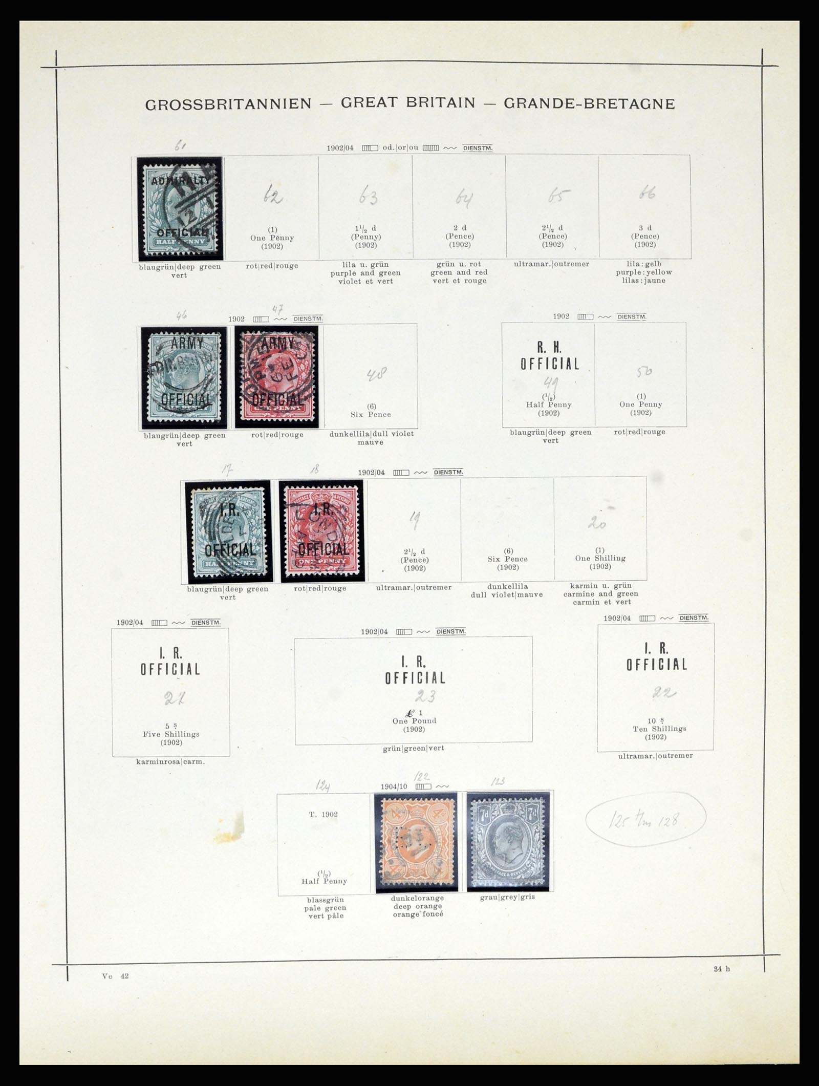 36799 010 - Postzegelverzameling 36799 Engeland 1840-1970.