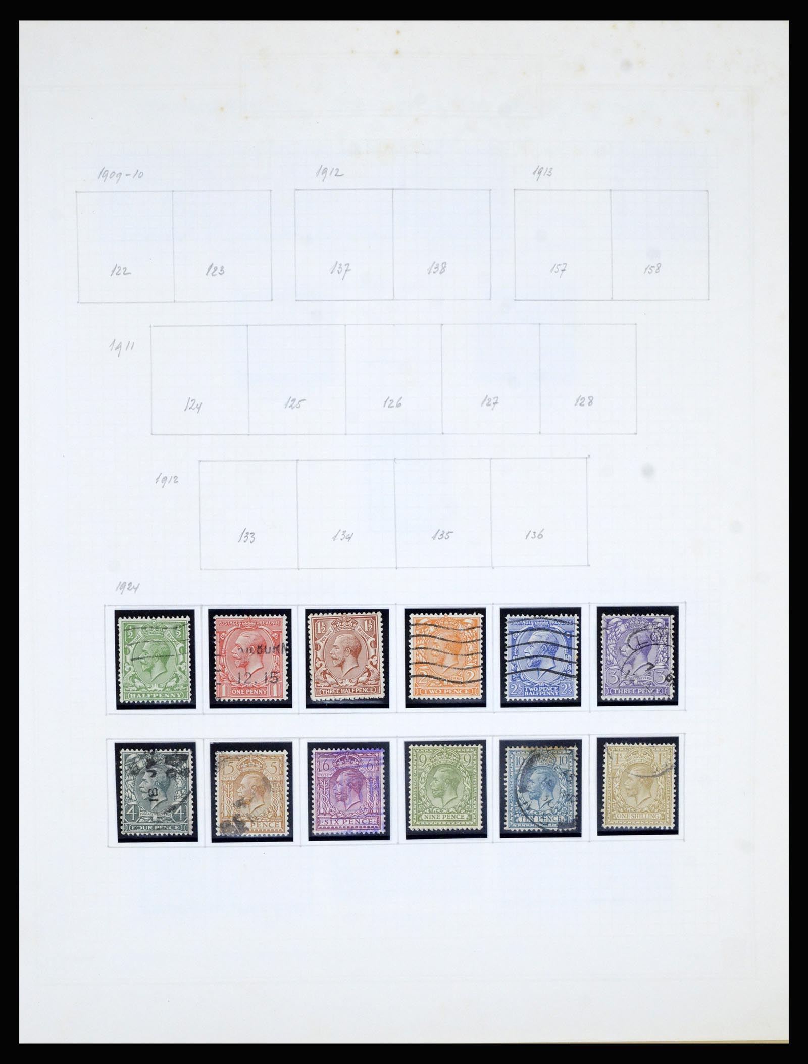 36799 012 - Postzegelverzameling 36799 Engeland 1840-1970.