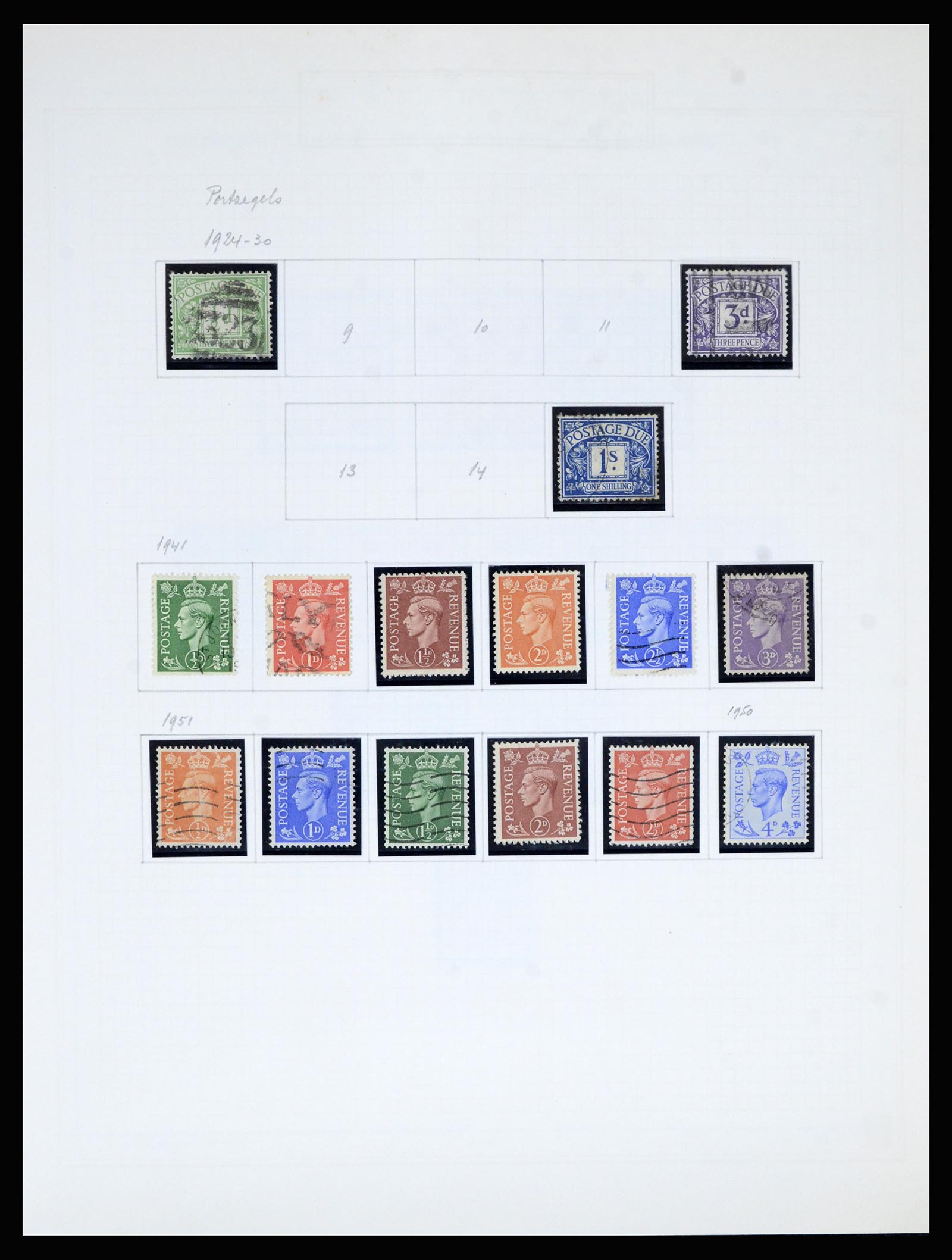 36799 016 - Postzegelverzameling 36799 Engeland 1840-1970.