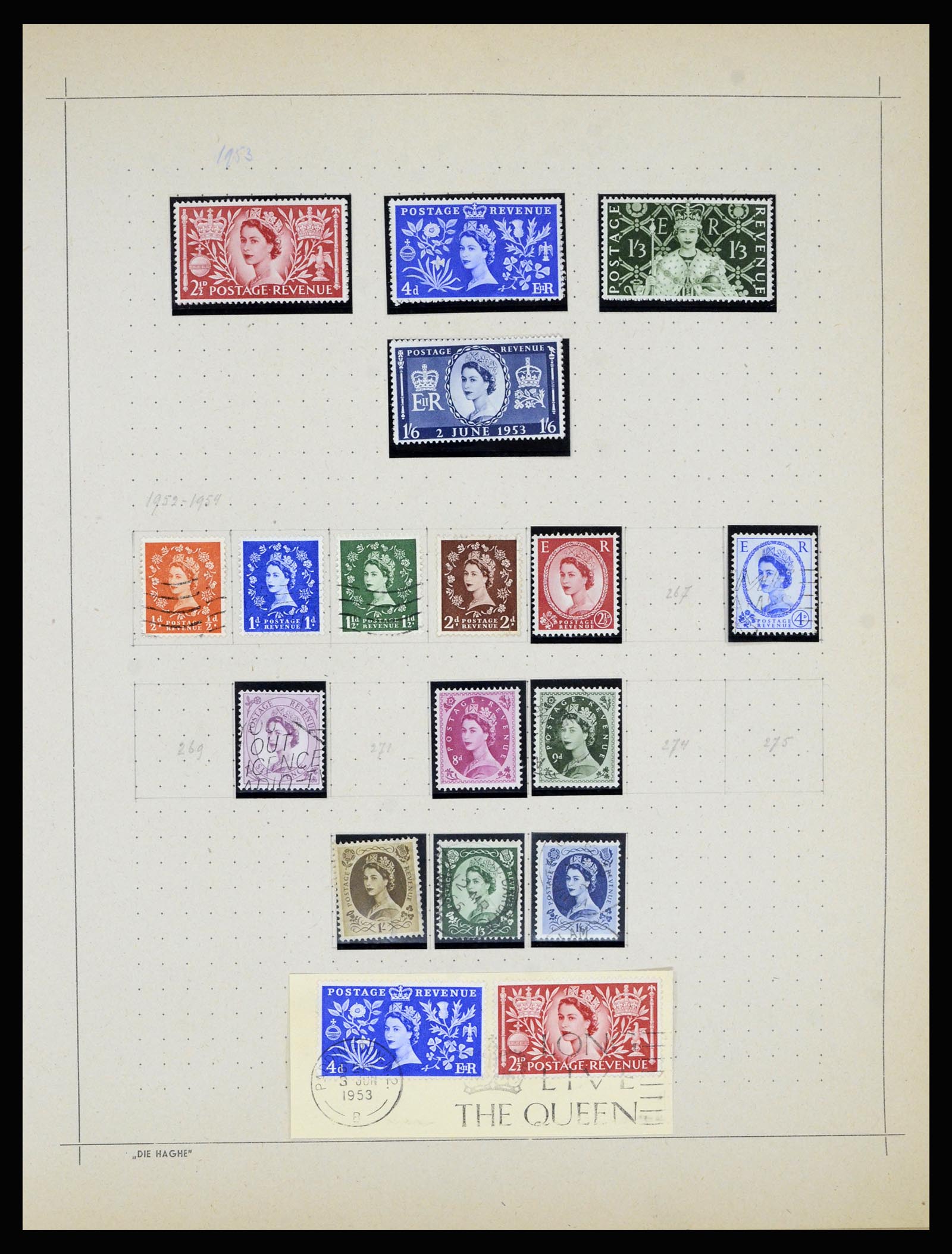 36799 020 - Postzegelverzameling 36799 Engeland 1840-1970.