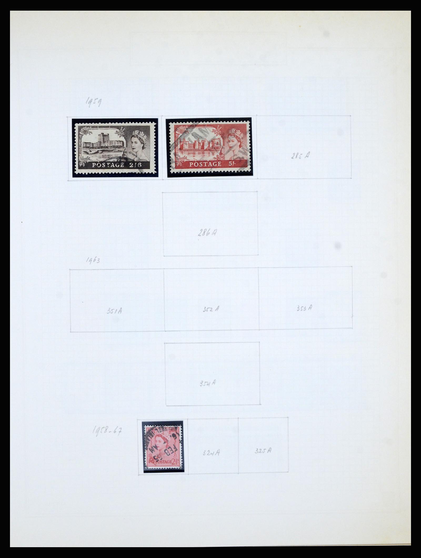 36799 022 - Postzegelverzameling 36799 Engeland 1840-1970.