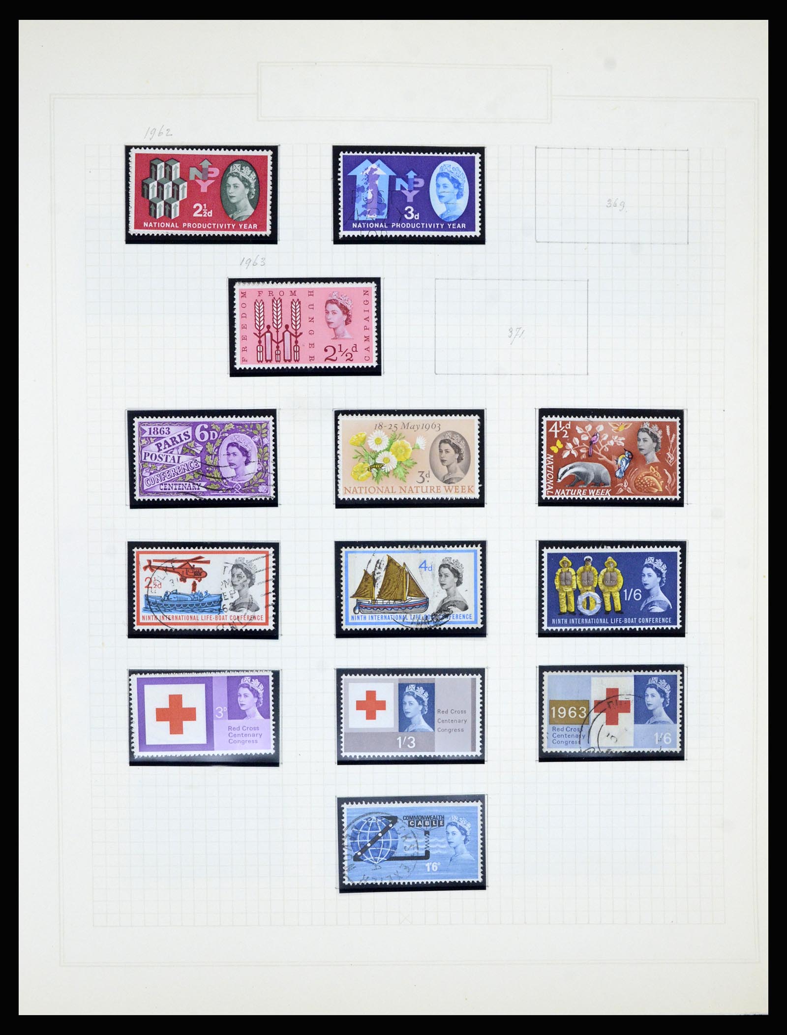 36799 026 - Postzegelverzameling 36799 Engeland 1840-1970.