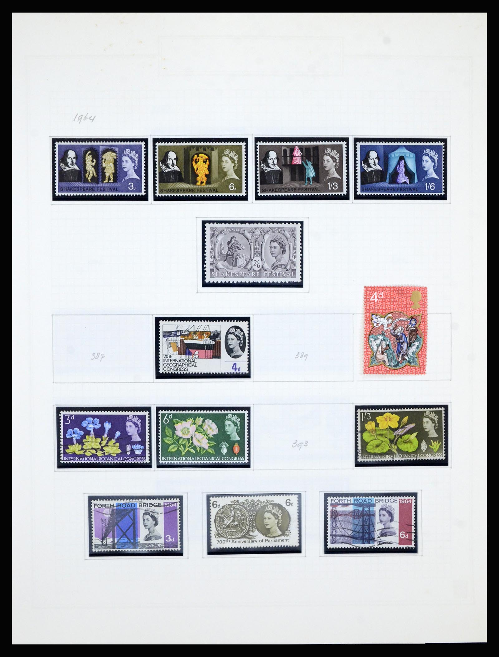 36799 027 - Postzegelverzameling 36799 Engeland 1840-1970.