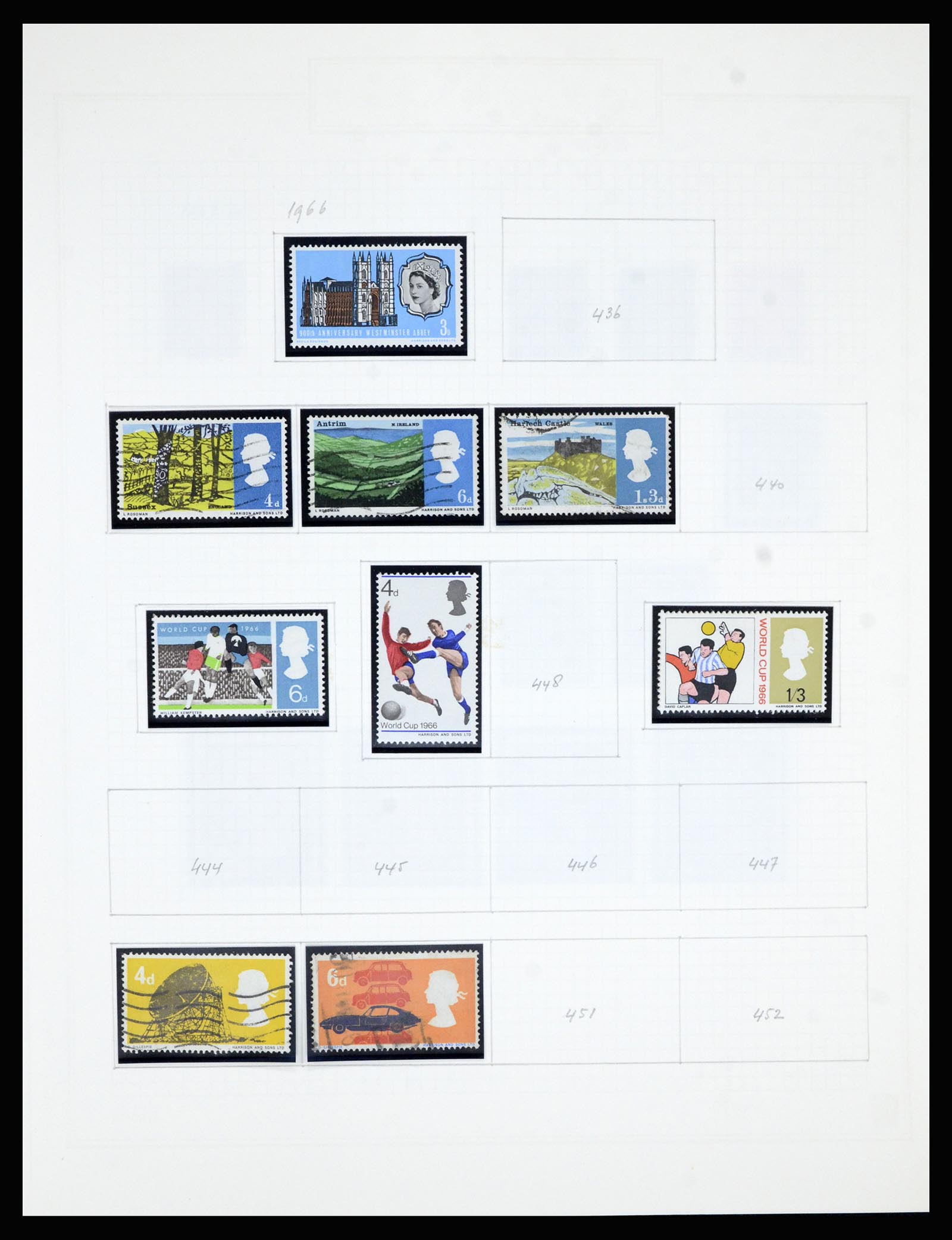 36799 030 - Postzegelverzameling 36799 Engeland 1840-1970.