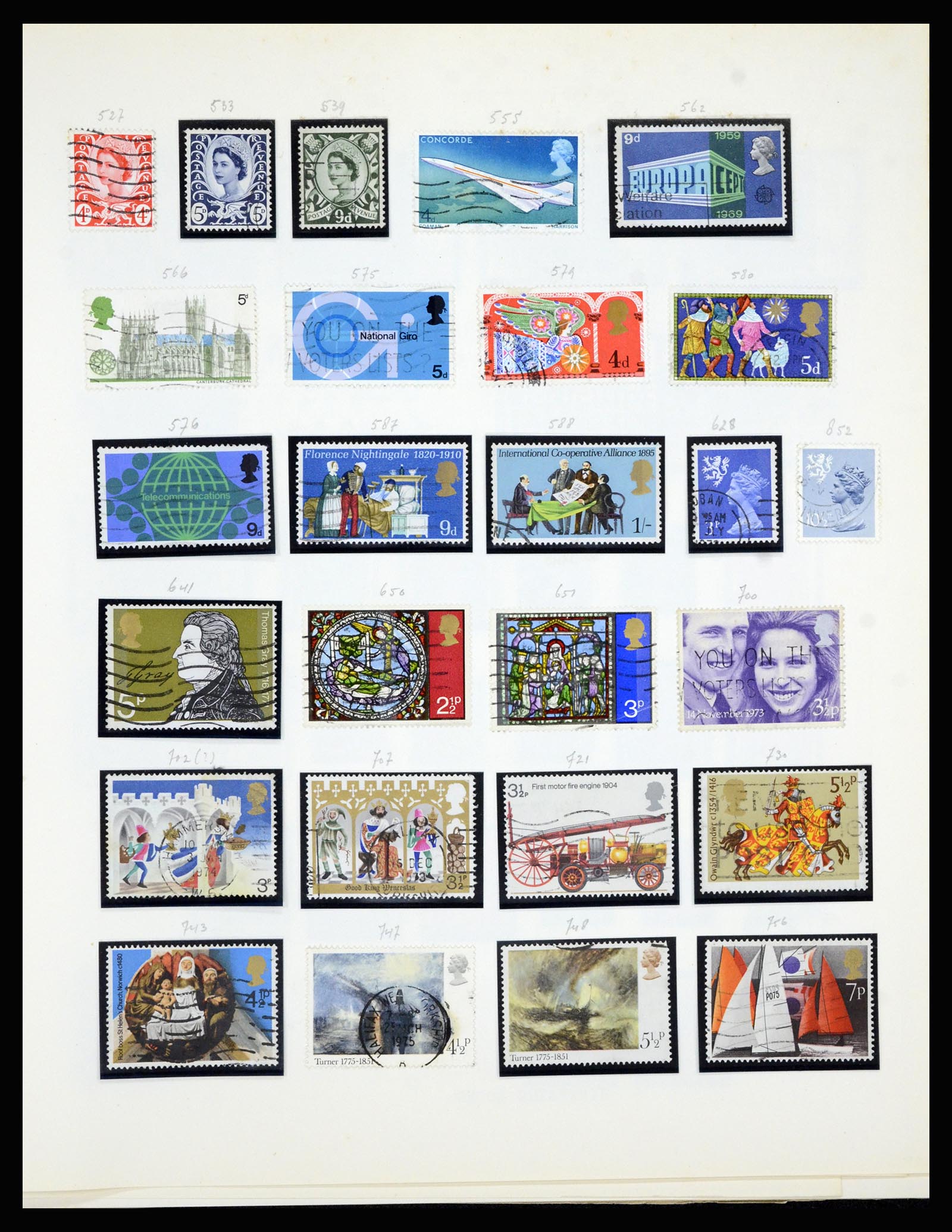 36799 033 - Postzegelverzameling 36799 Engeland 1840-1970.
