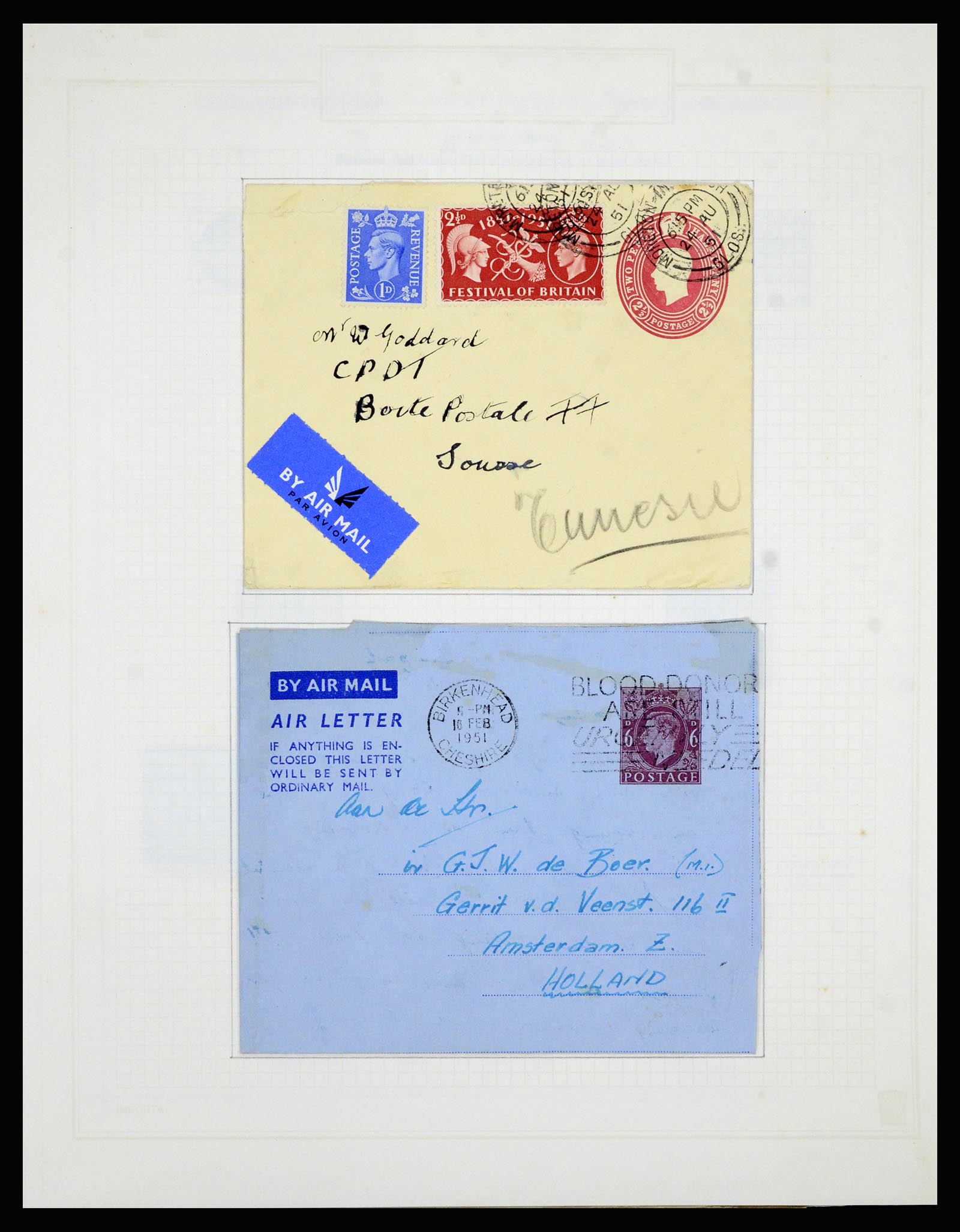 36799 037 - Postzegelverzameling 36799 Engeland 1840-1970.