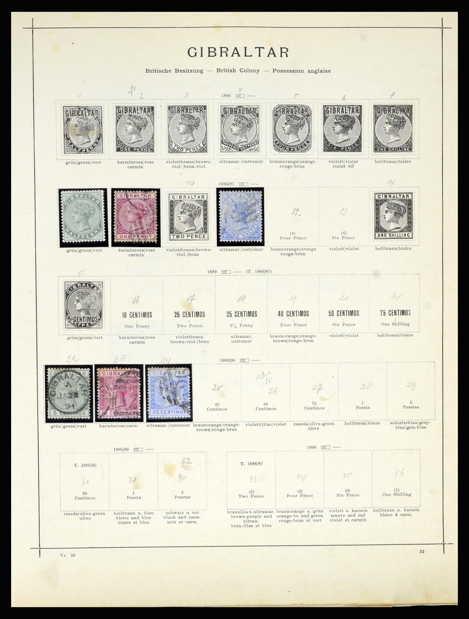 36799 042 - Postzegelverzameling 36799 Engeland 1840-1970.