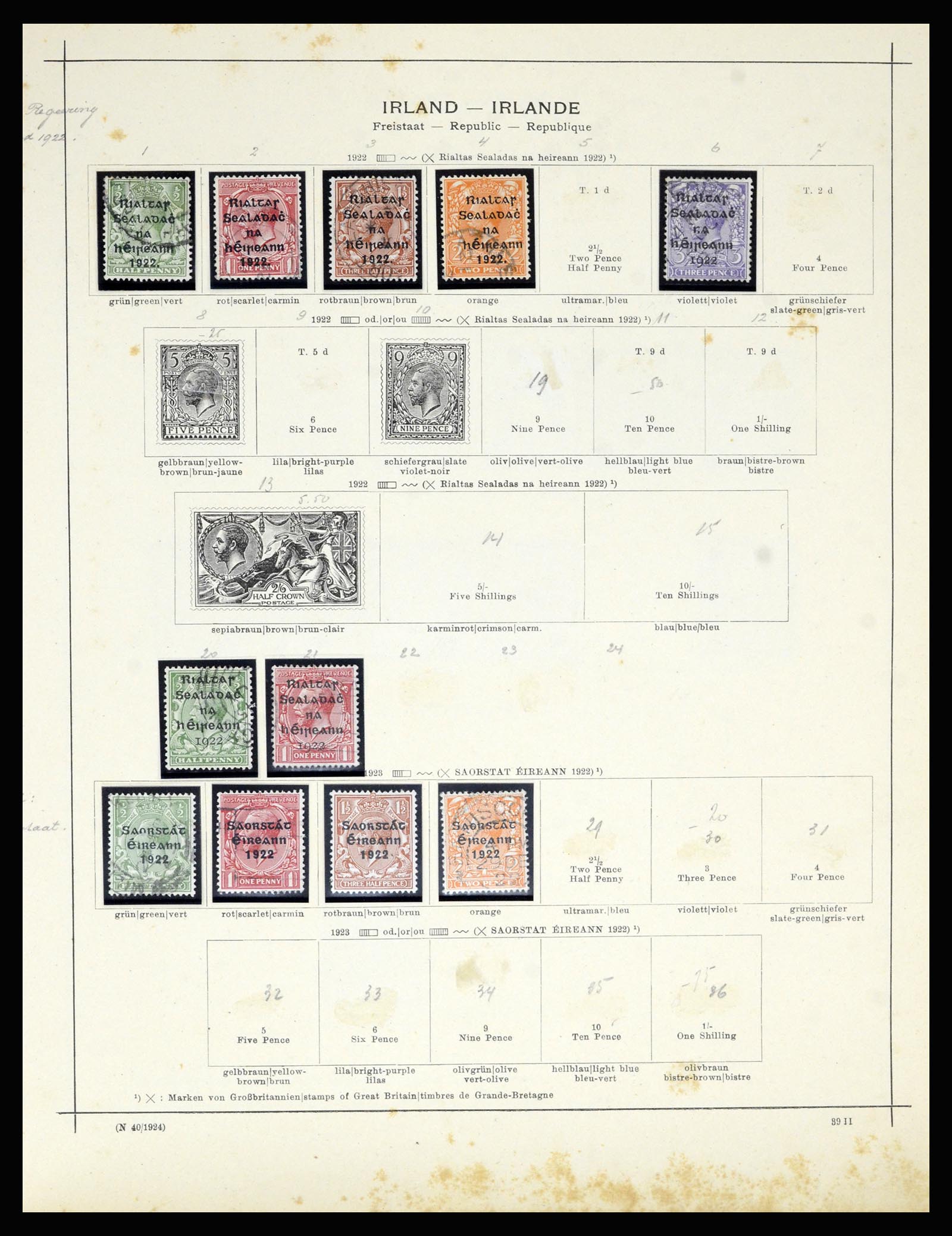 36799 049 - Stamp collection 36799 Great Britain 1840-1970.